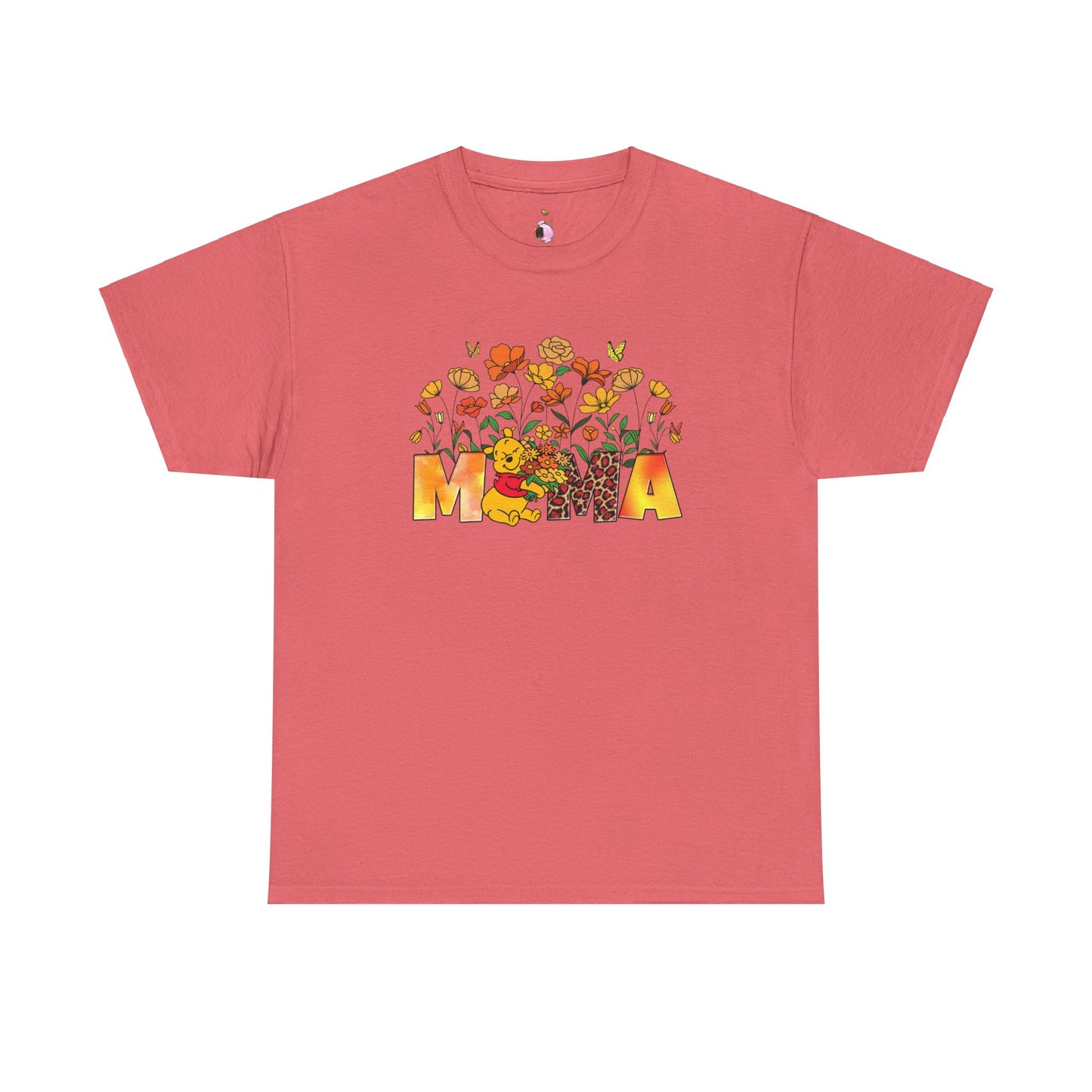 Pooh Floral Mama - Unisex Heavy Cotton Tee