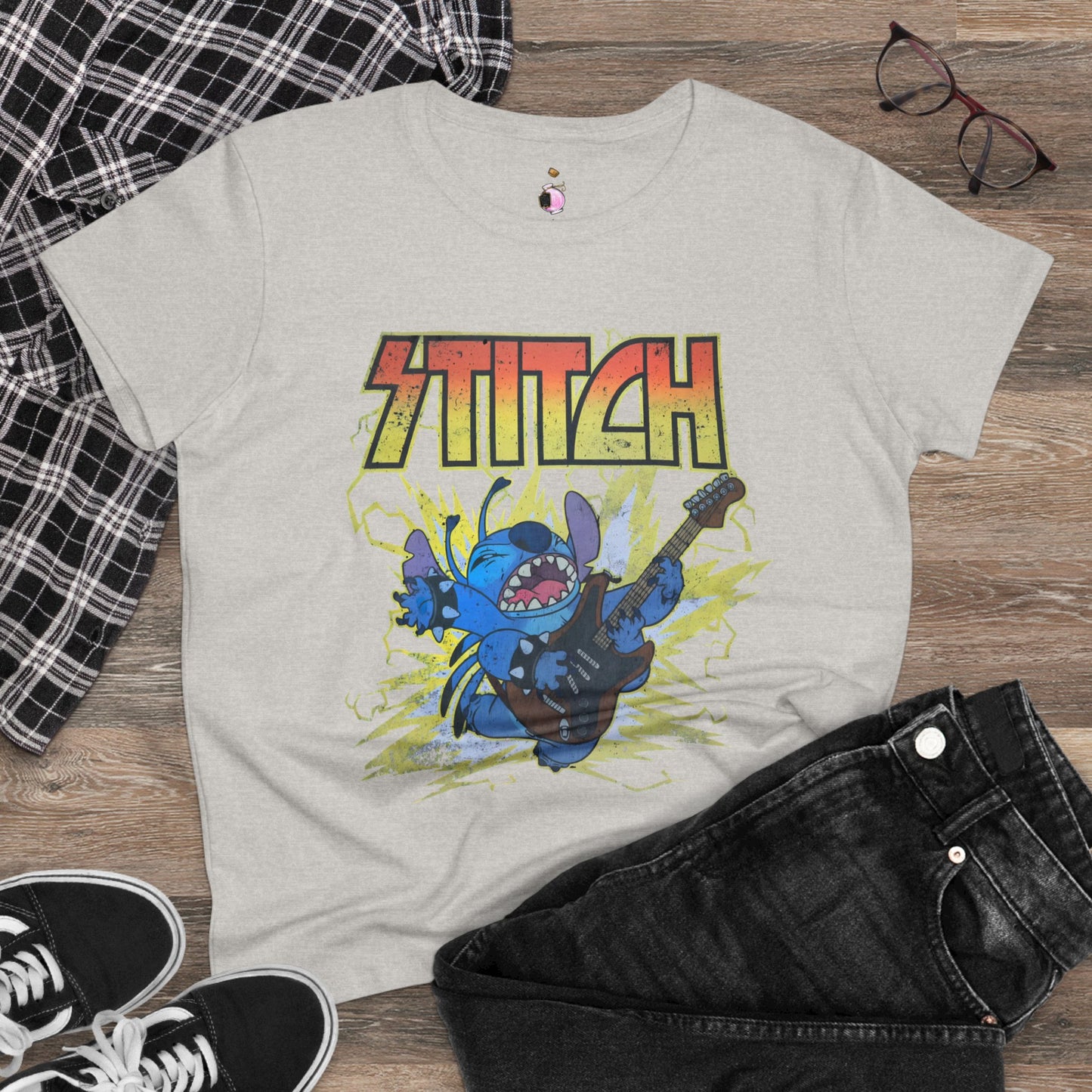 Rockstar Alien - Women's Midweight Cotton Tee