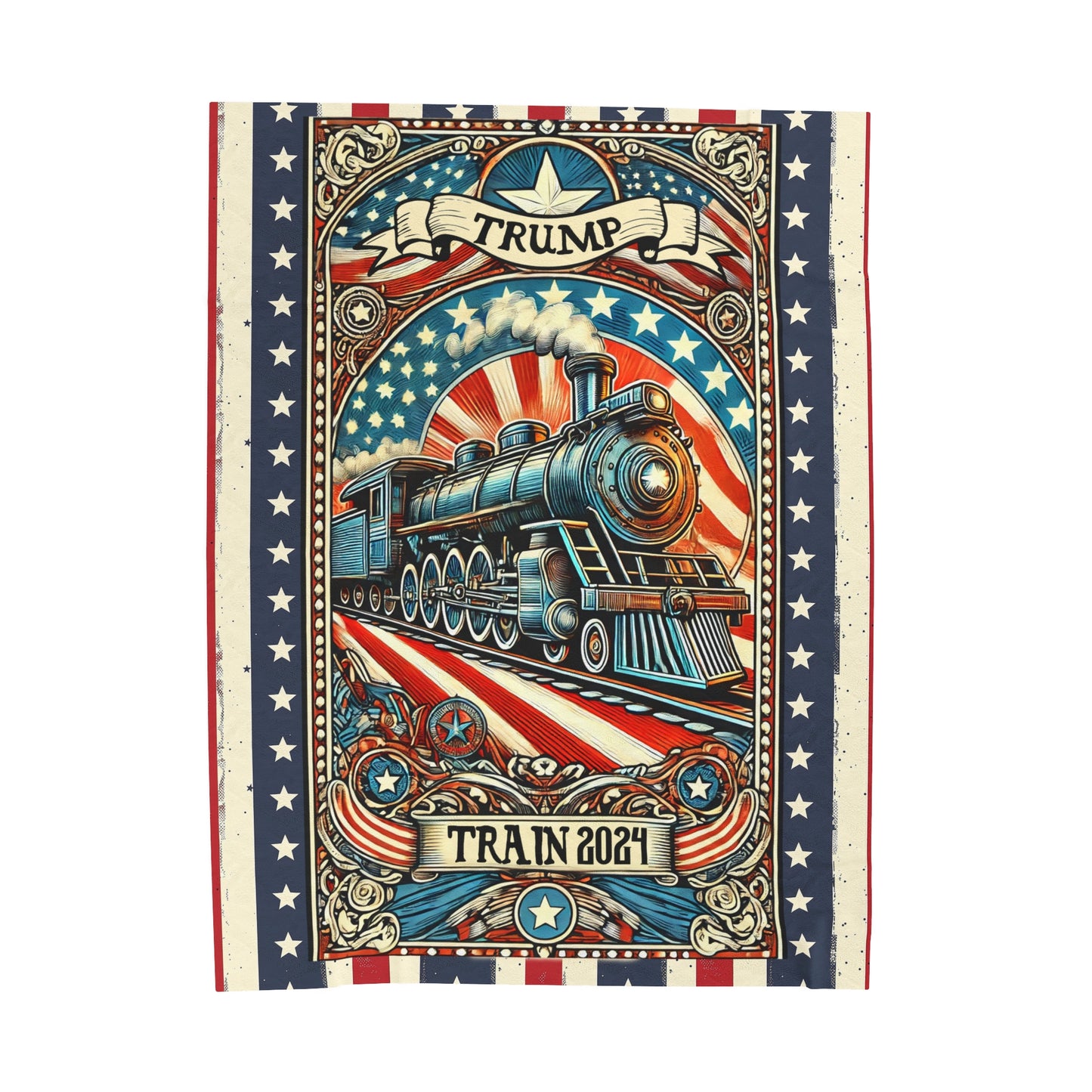 Trump Train - Plush Blanket