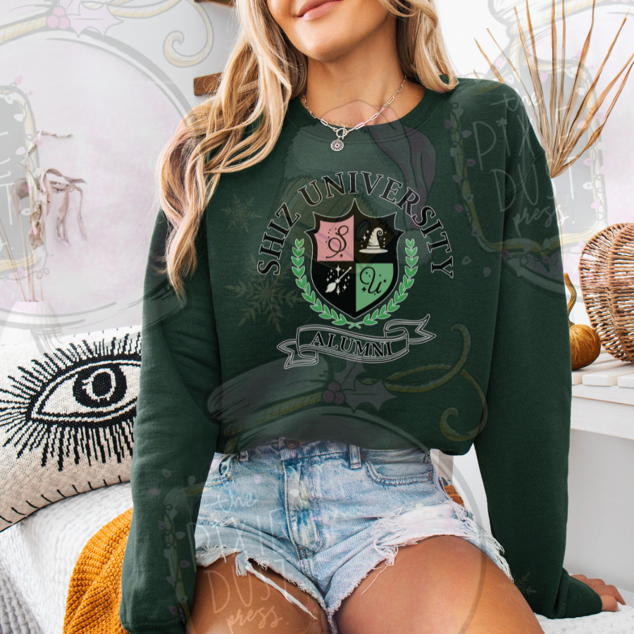 Shiz University - Wicked - Dark Crewneck Sweatshirt