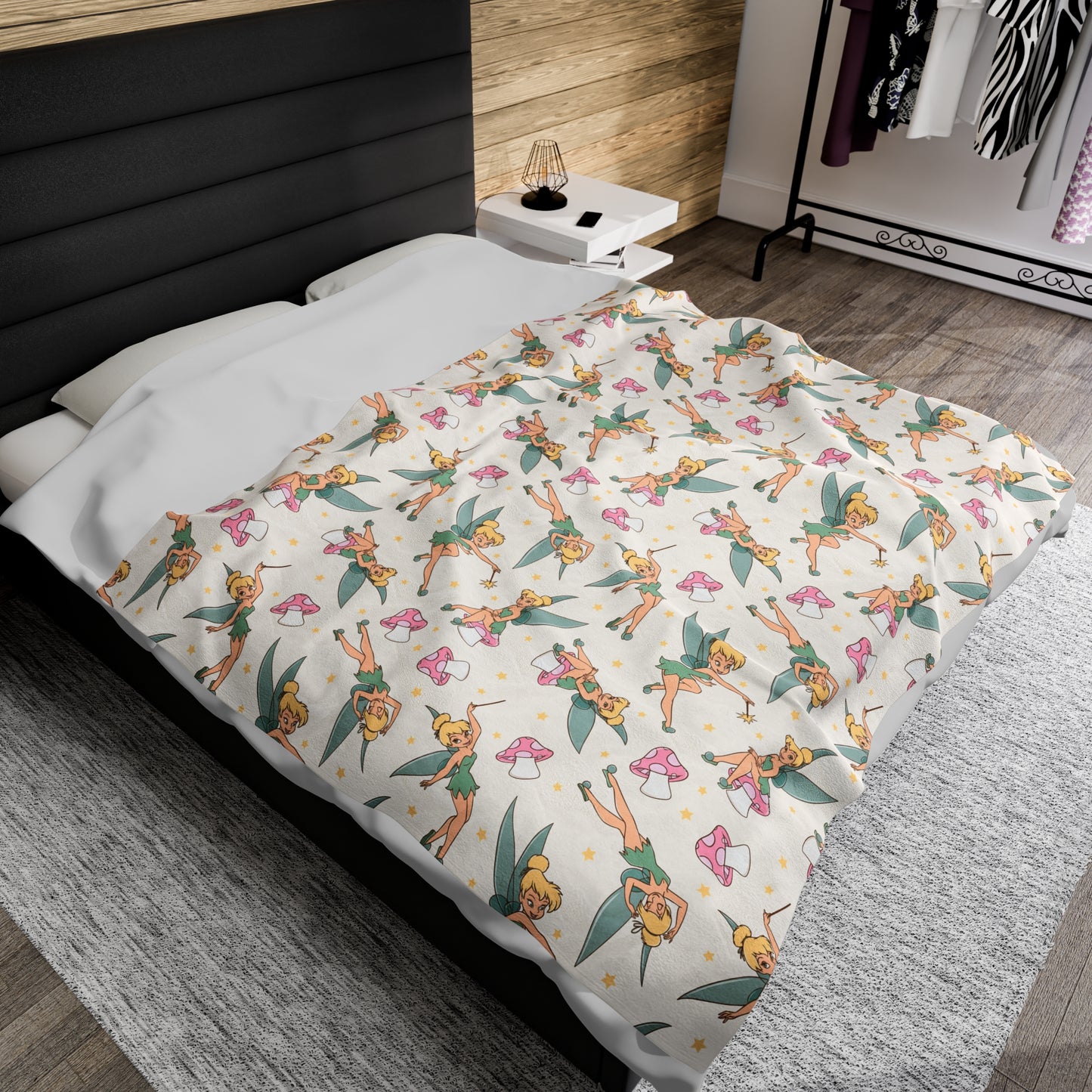 Pixie Mushrooms - Plush Blanket