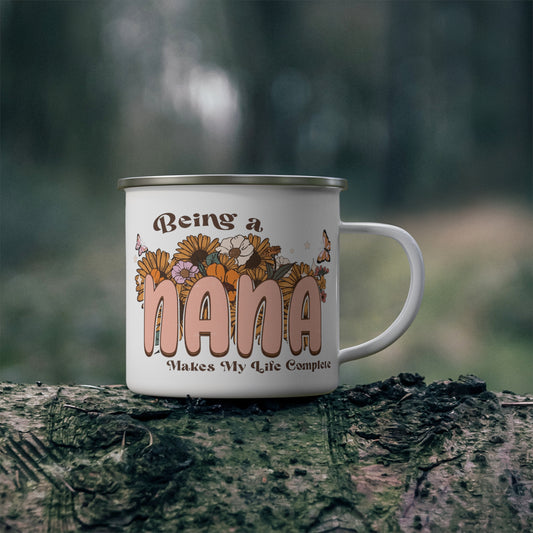 Being A Nana - Enamel Camping Mug