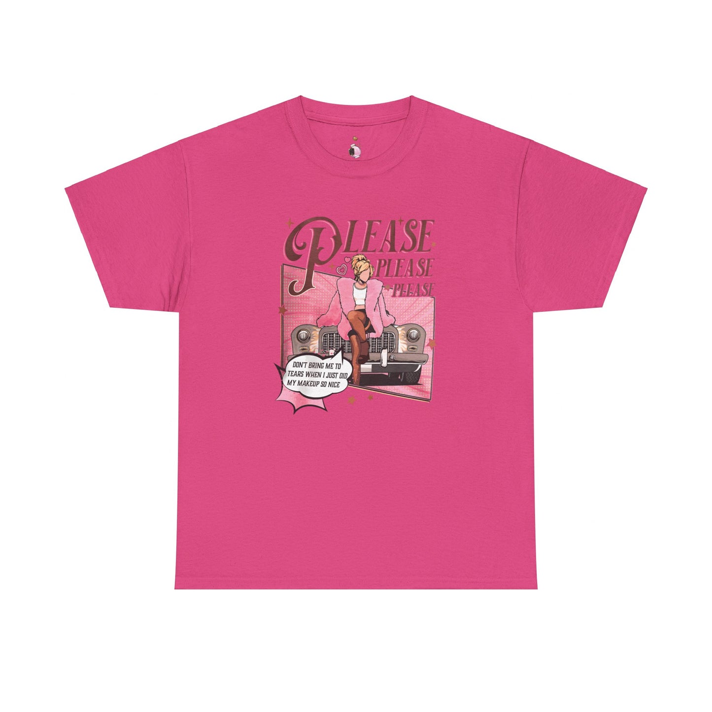 Please, Please Retro - Unisex Heavy Cotton Tee