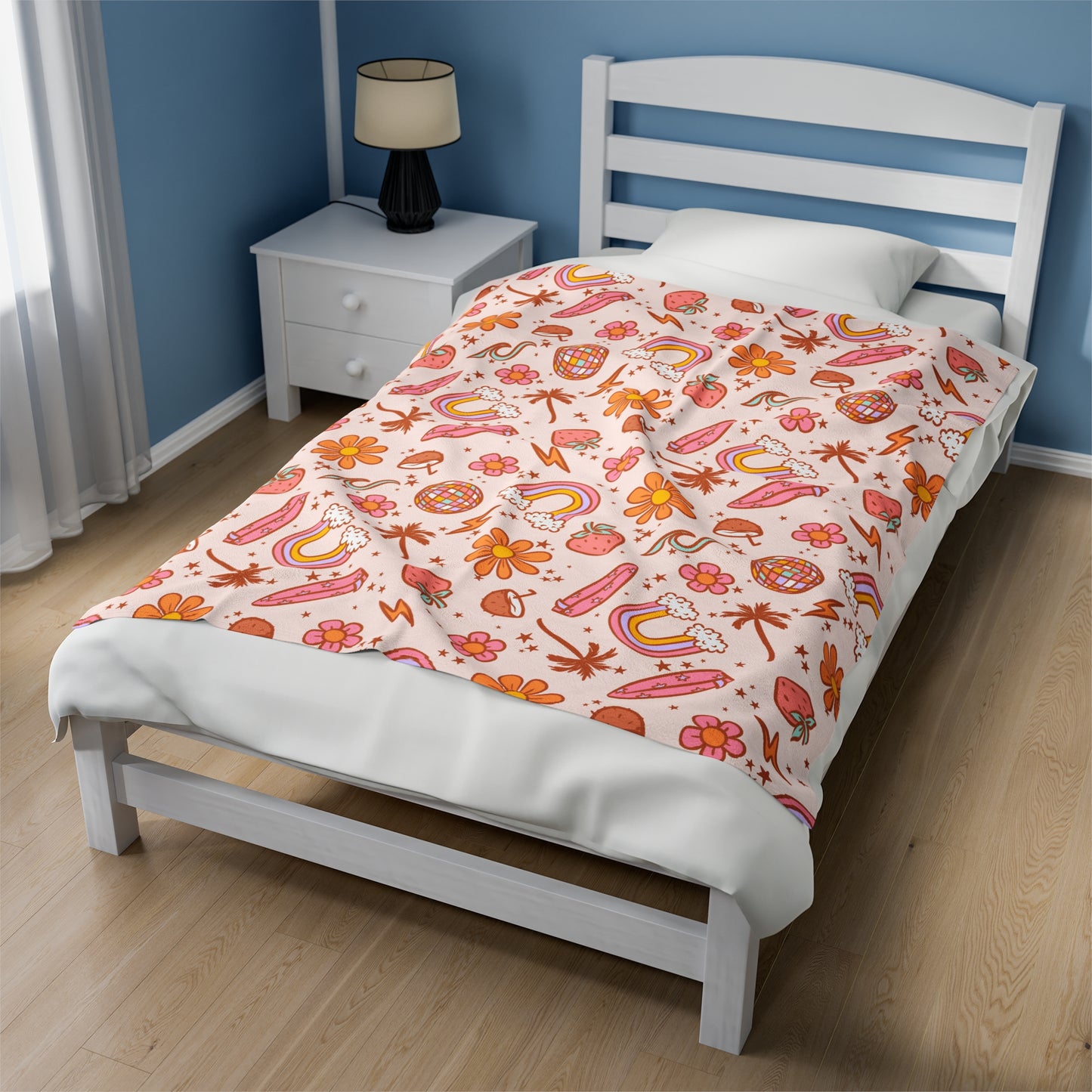 Retro Summer - Plush Blanket