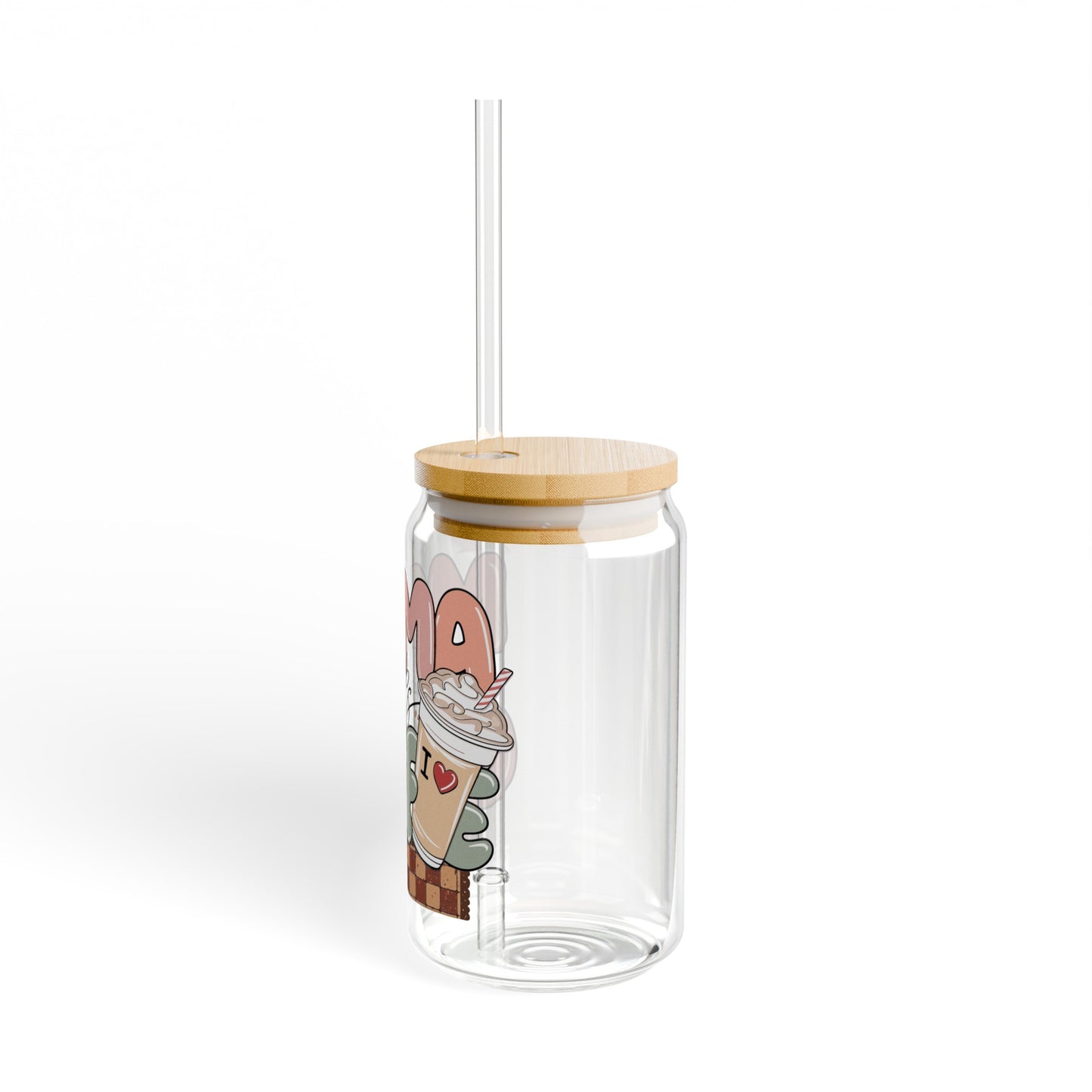 Mama Needs Coffee - Sipper Glass, 16oz