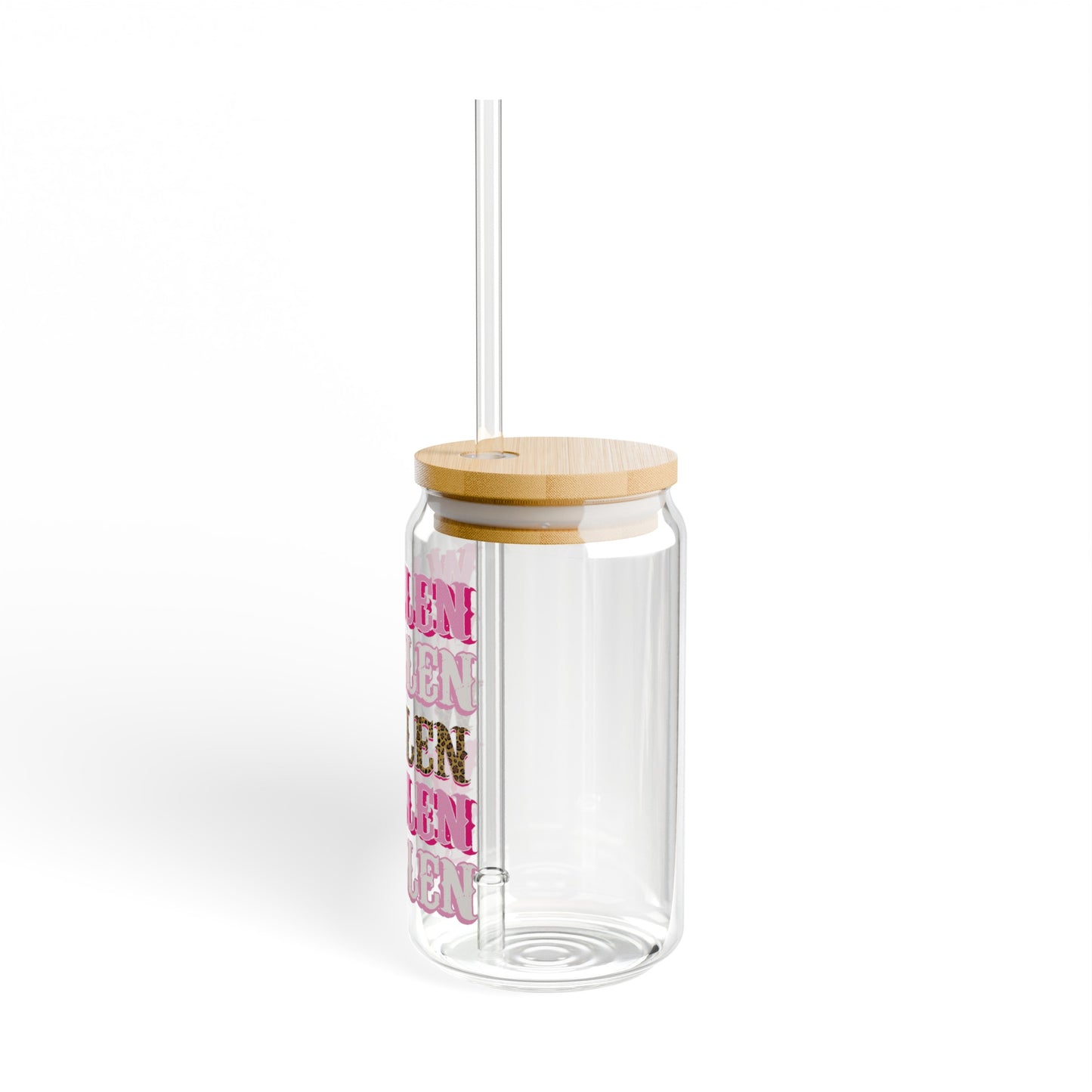 Wallen Pink - Sipper Glass, 16oz