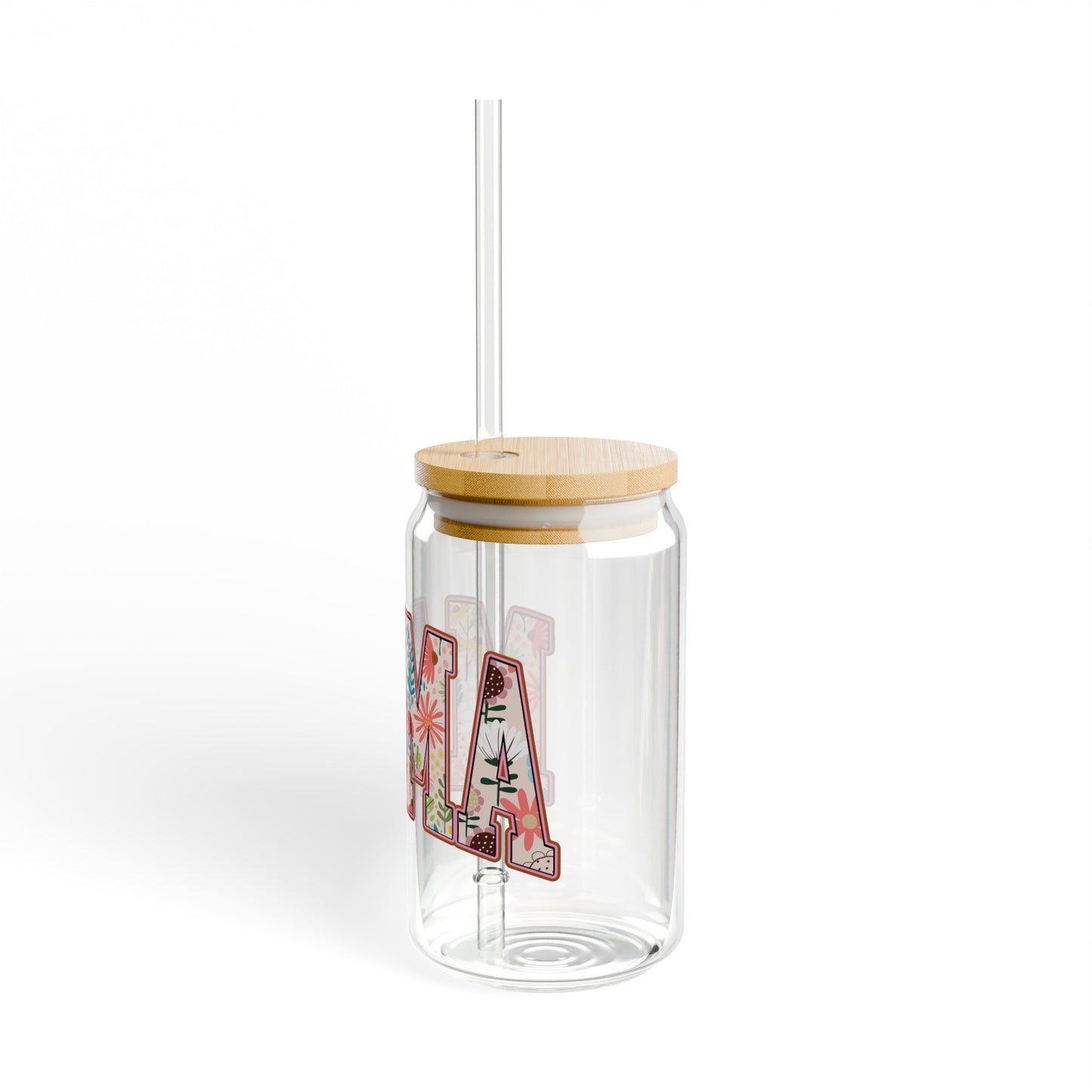 Floral Mama - Sipper Glass, 16oz