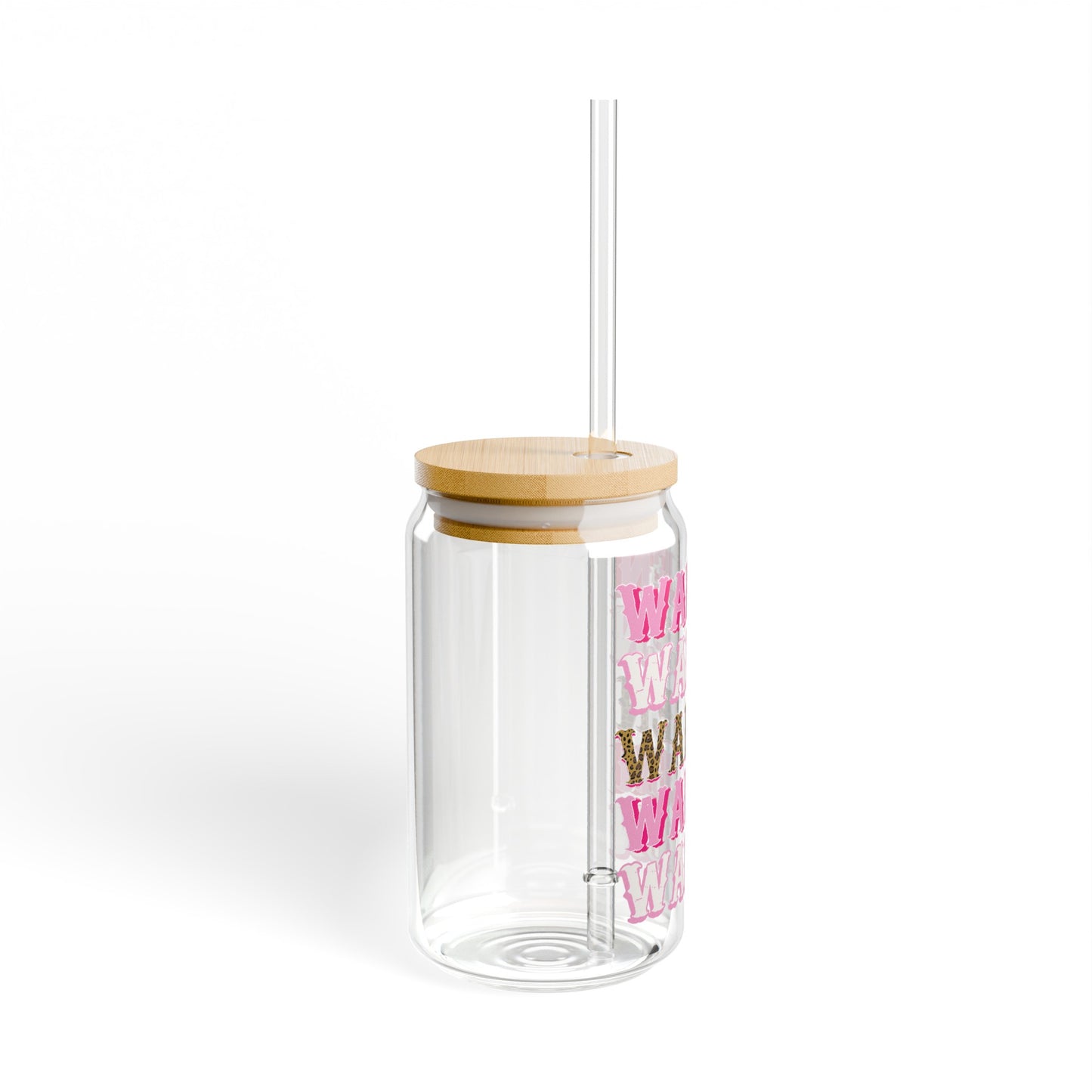 Wallen Pink - Sipper Glass, 16oz
