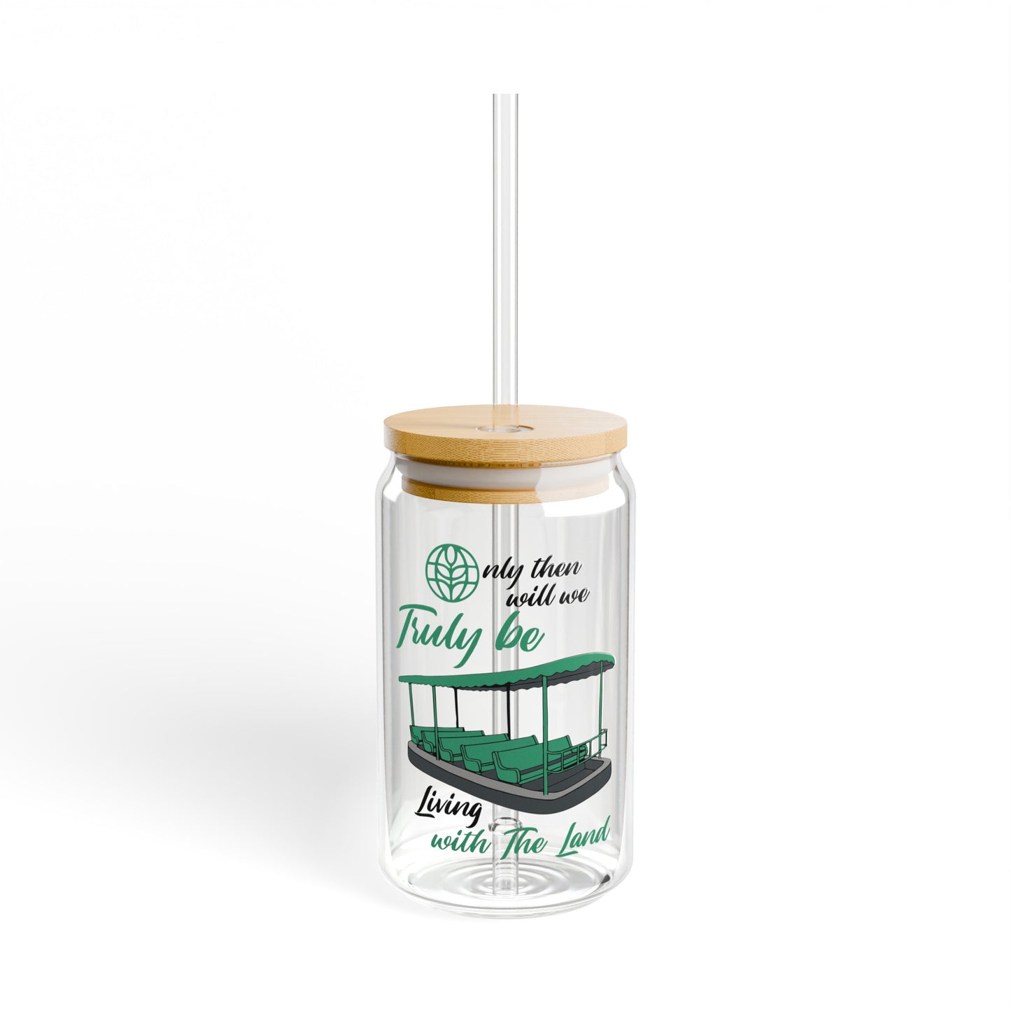 Living With The Land - Sipper Glass, 16oz