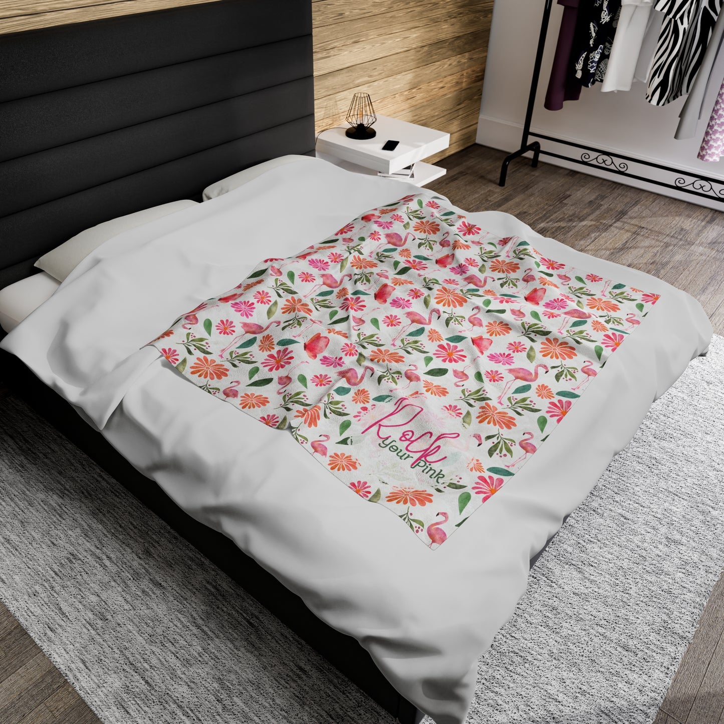 Rock Your Pink - Plush Blanket