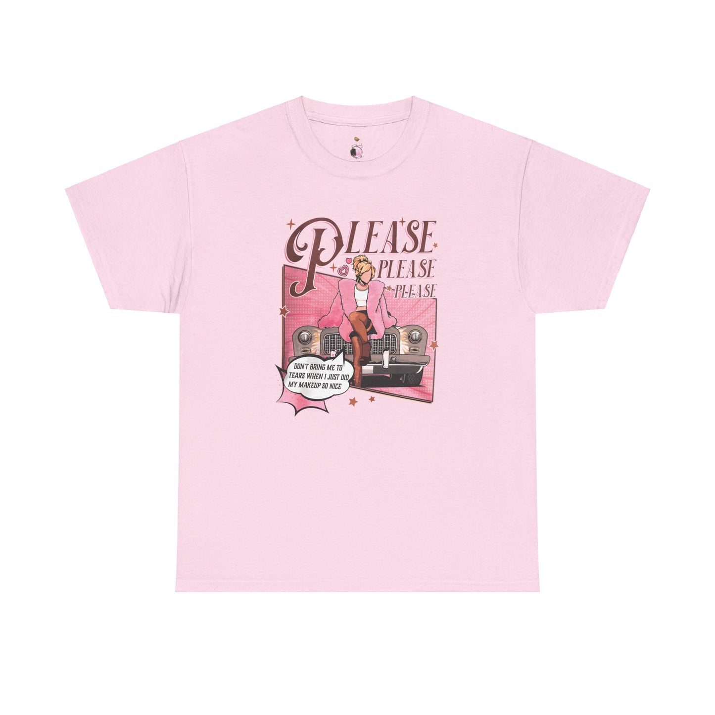 Please, Please Retro - Unisex Heavy Cotton Tee