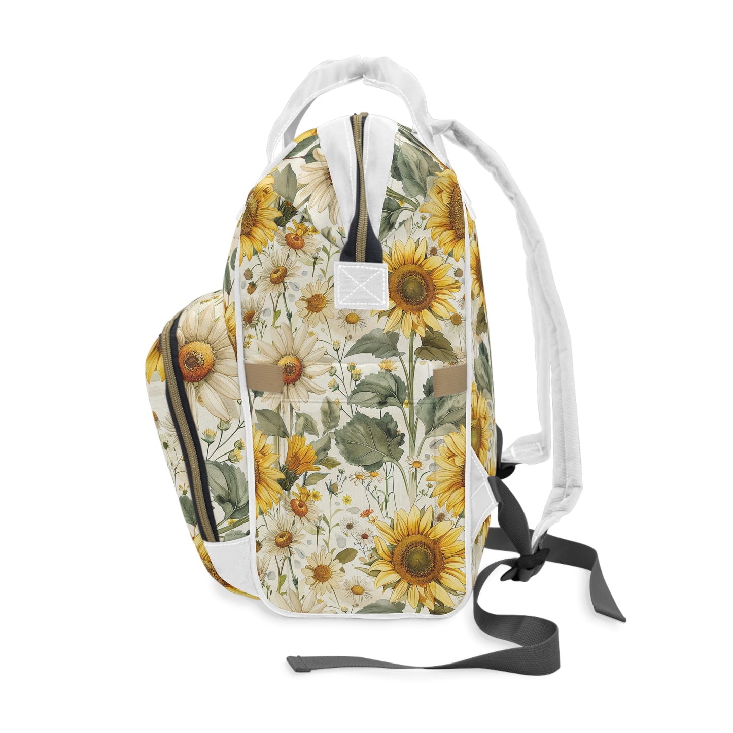 Sunflowers and Daisies - Diaper Backpack