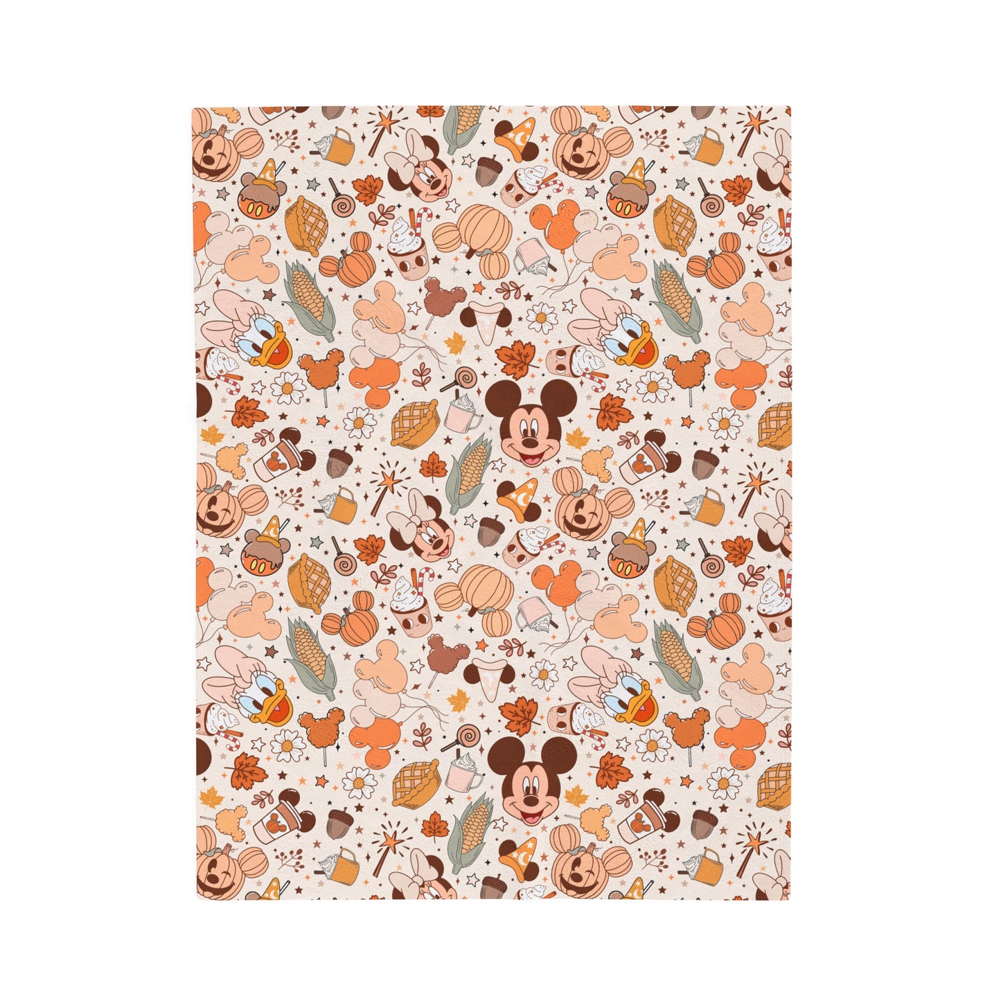 Pumpkin Spice Mice - Plush Blanket