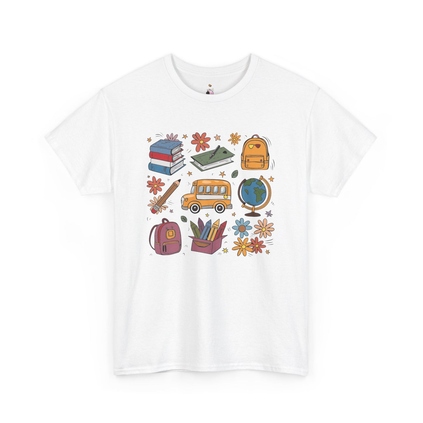 School Vibes - Unisex Heavy Cotton Tee
