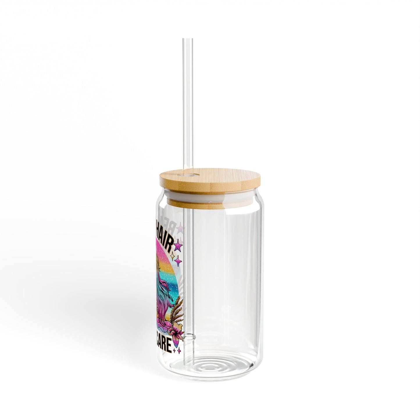 Beach Hair Don't Care - Sipper Glass, 16oz