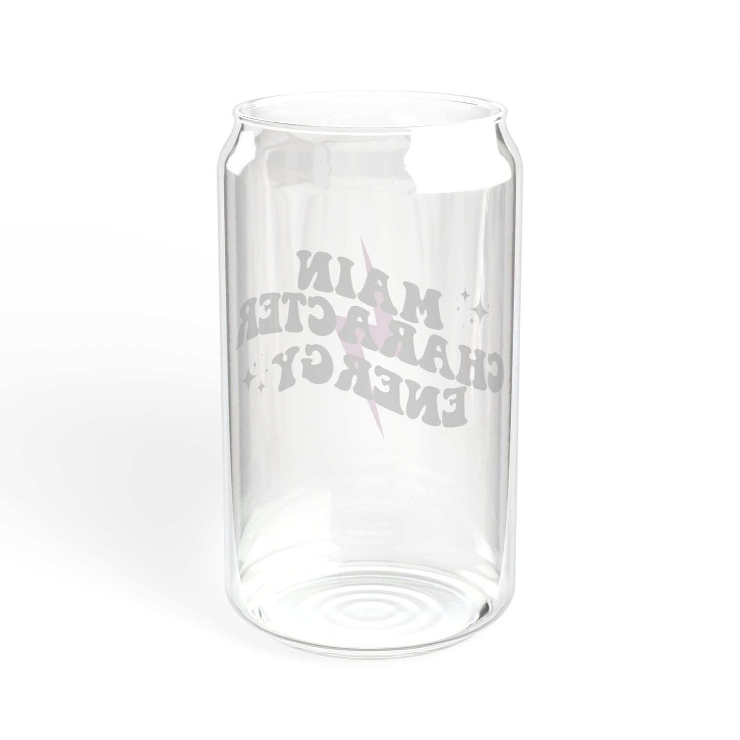Main Character Energy - Sipper Glass, 16oz