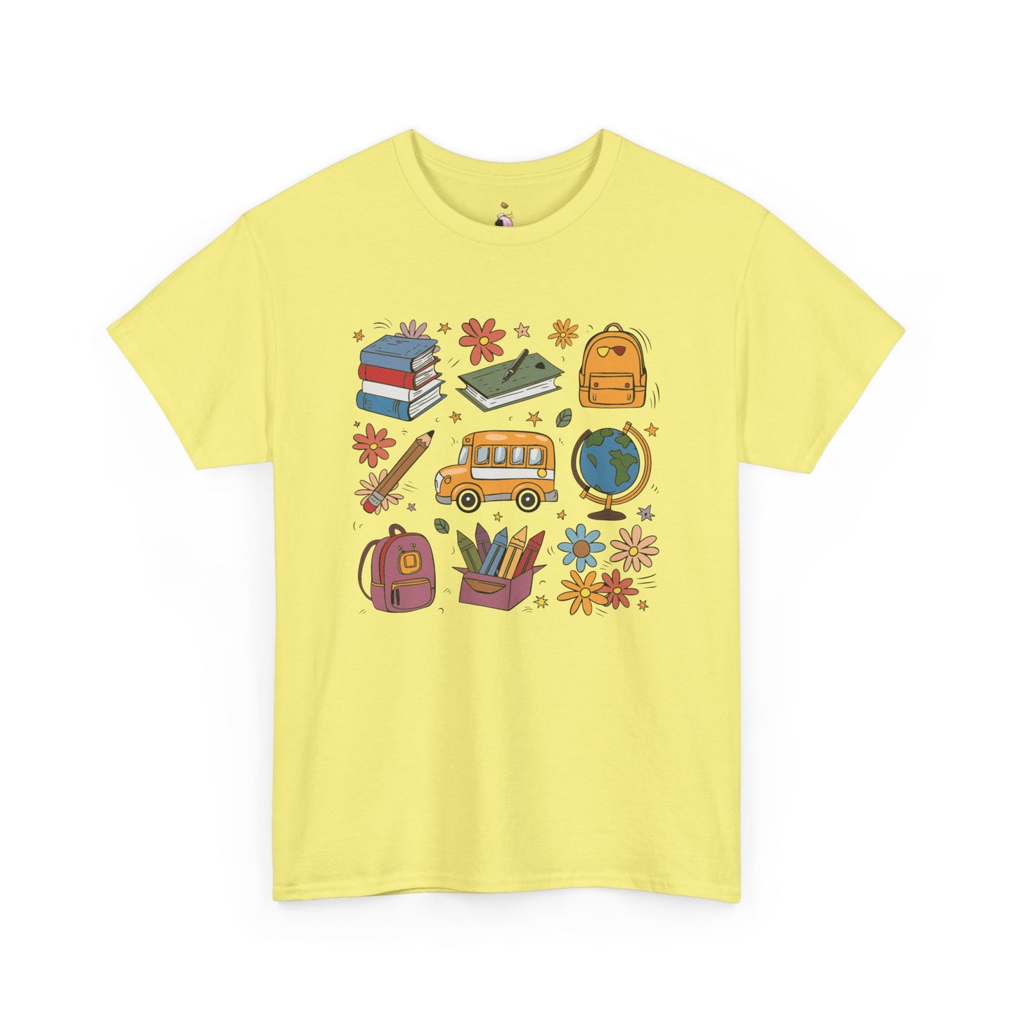 School Vibes - Unisex Heavy Cotton Tee