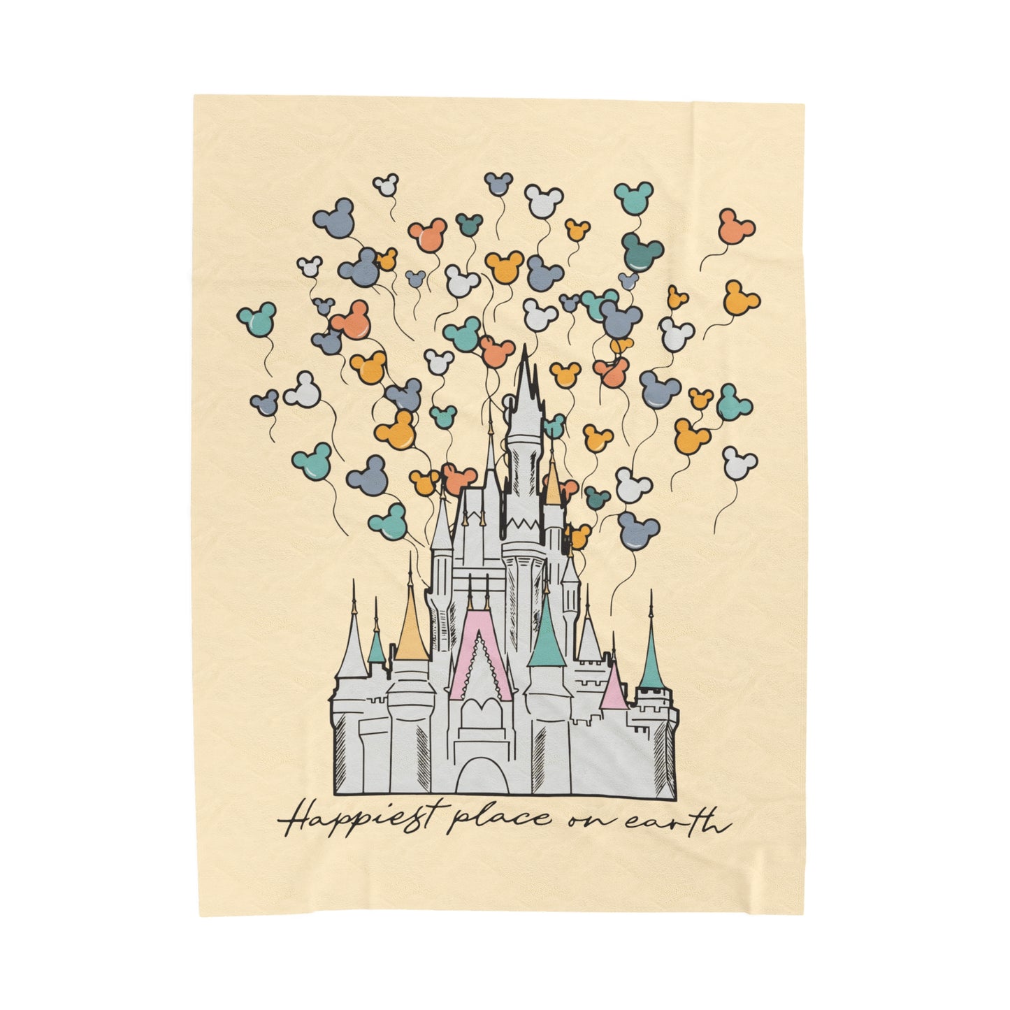 Happiest Place On Earth - Plush Blanket