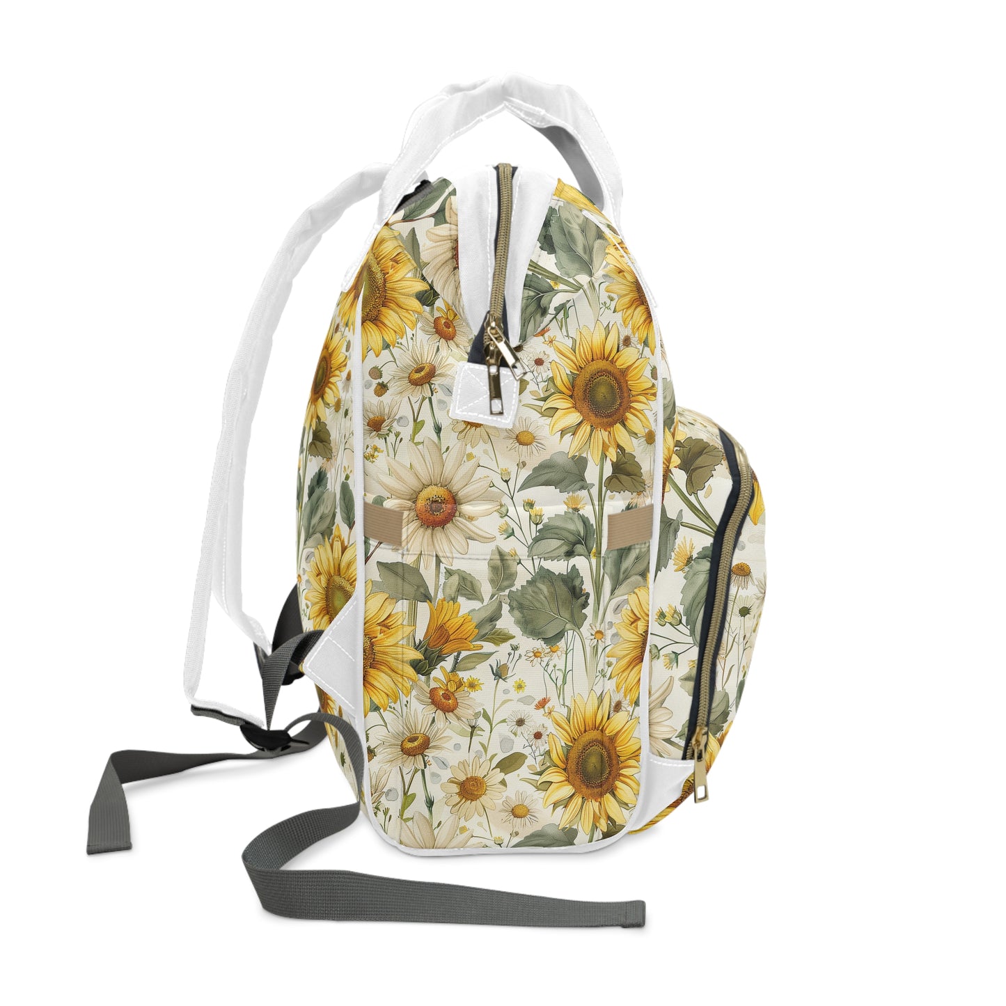 Sunflowers and Daisies - Diaper Backpack