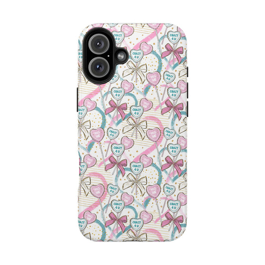 Crazy For You Coquette - Valentine -  Tough Phone Cases