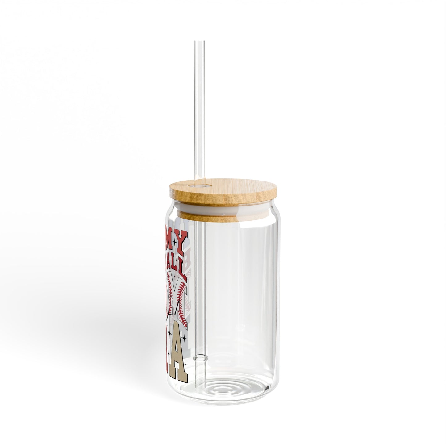 Baseball Mom Era - Sipper Glass, 16oz