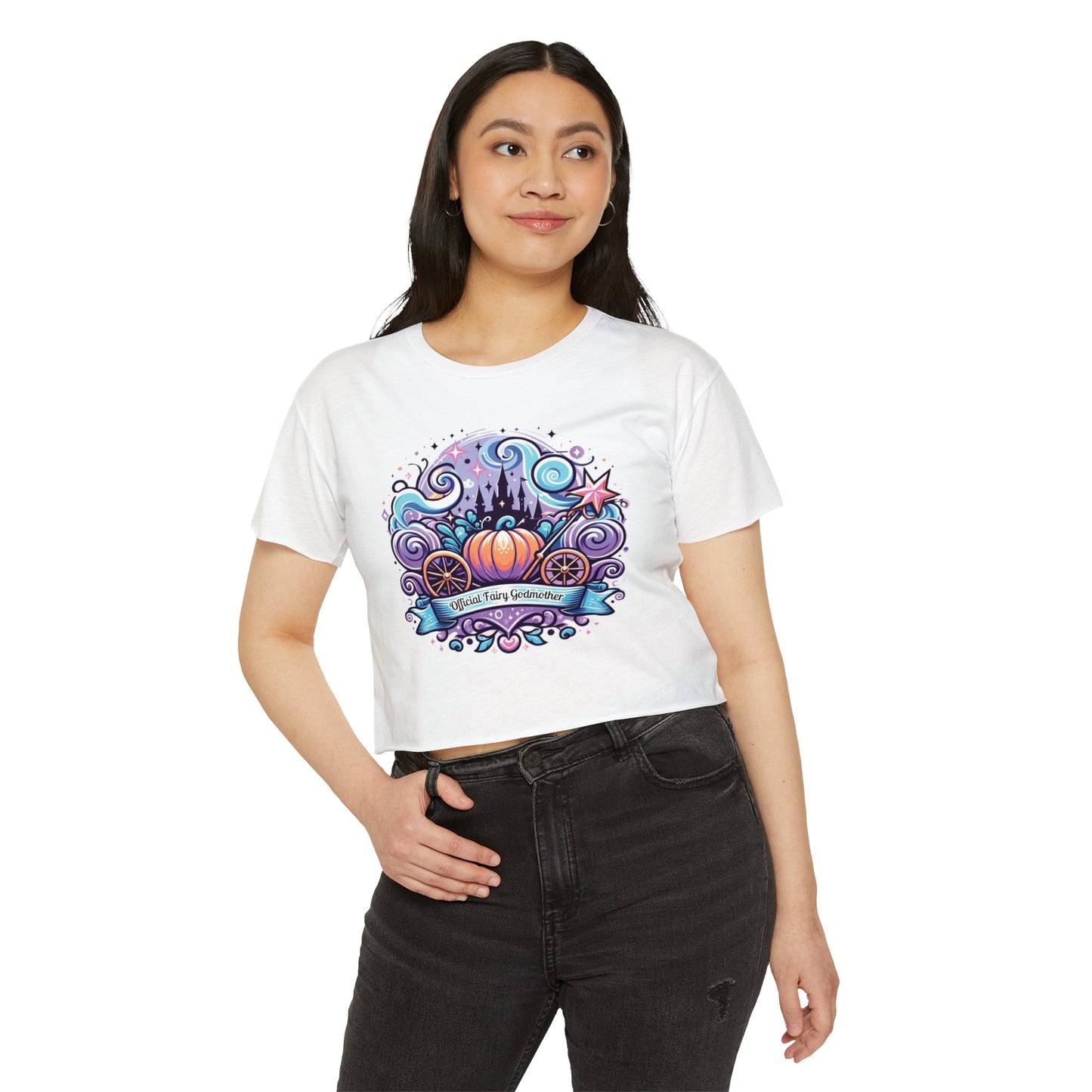 Official Fairy Godmother - Women's Festival Crop Top