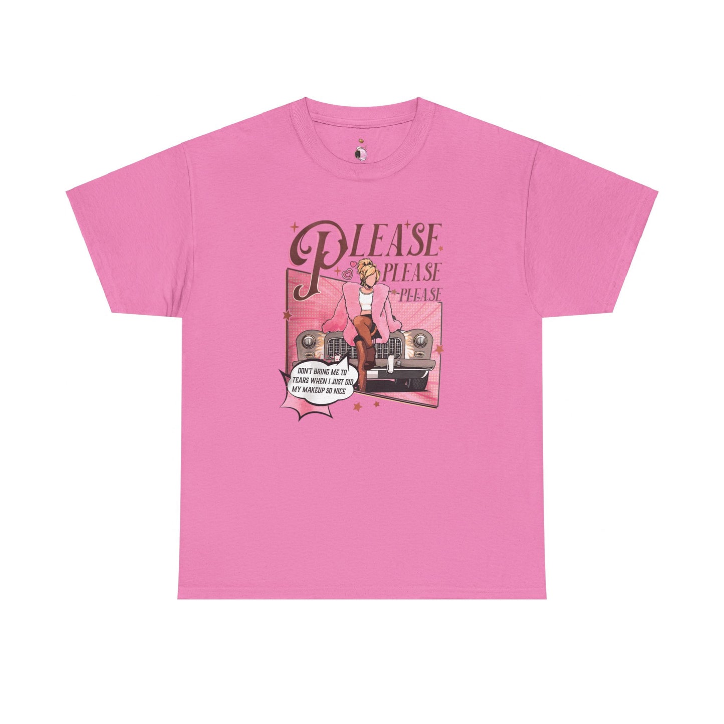 Please, Please Retro - Unisex Heavy Cotton Tee