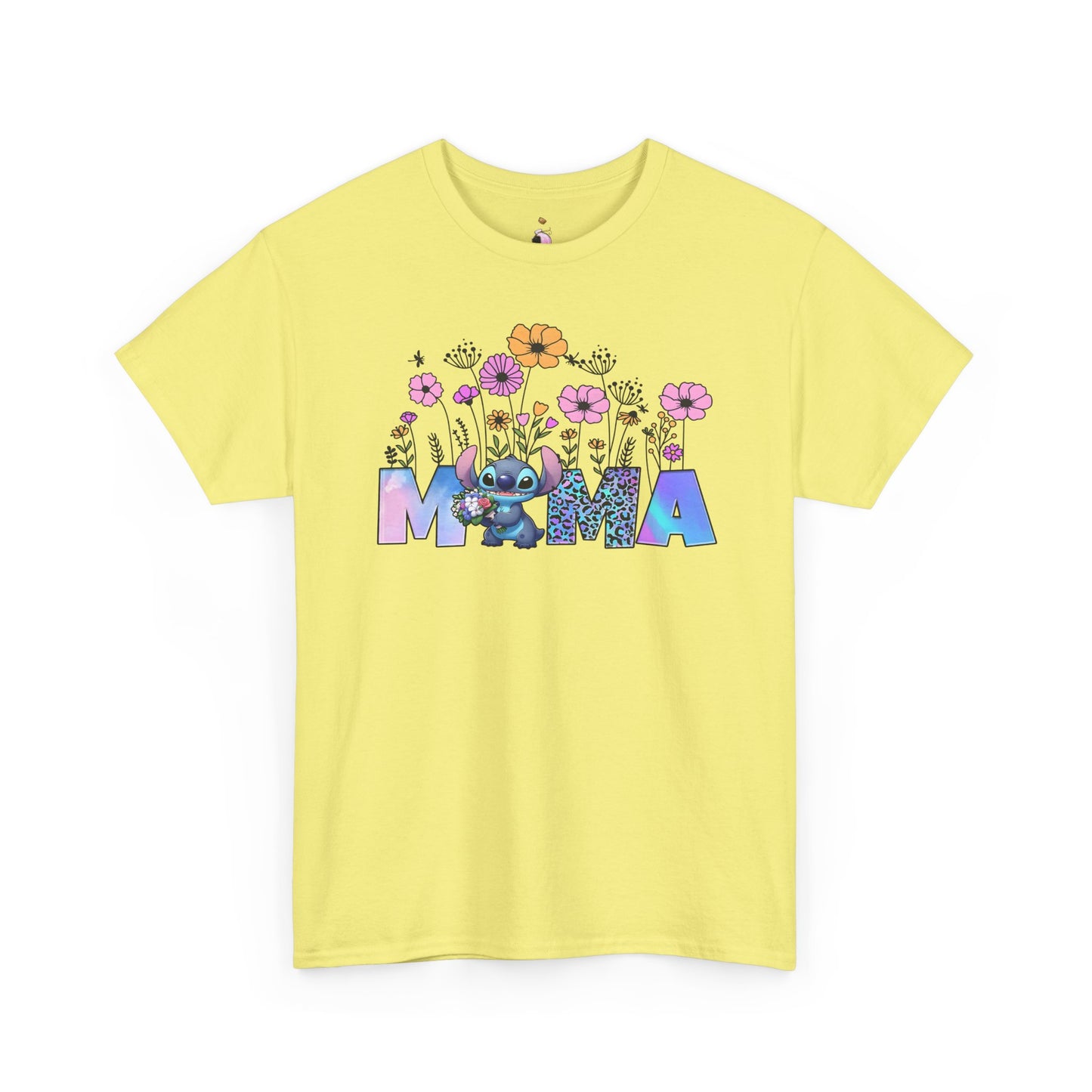 Alien Floral Mama - Unisex Heavy Cotton Tee