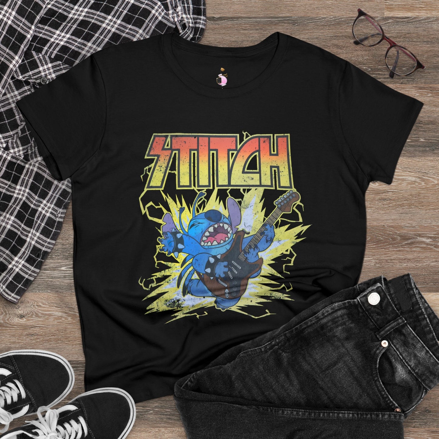 Rockstar Alien - Women's Midweight Cotton Tee