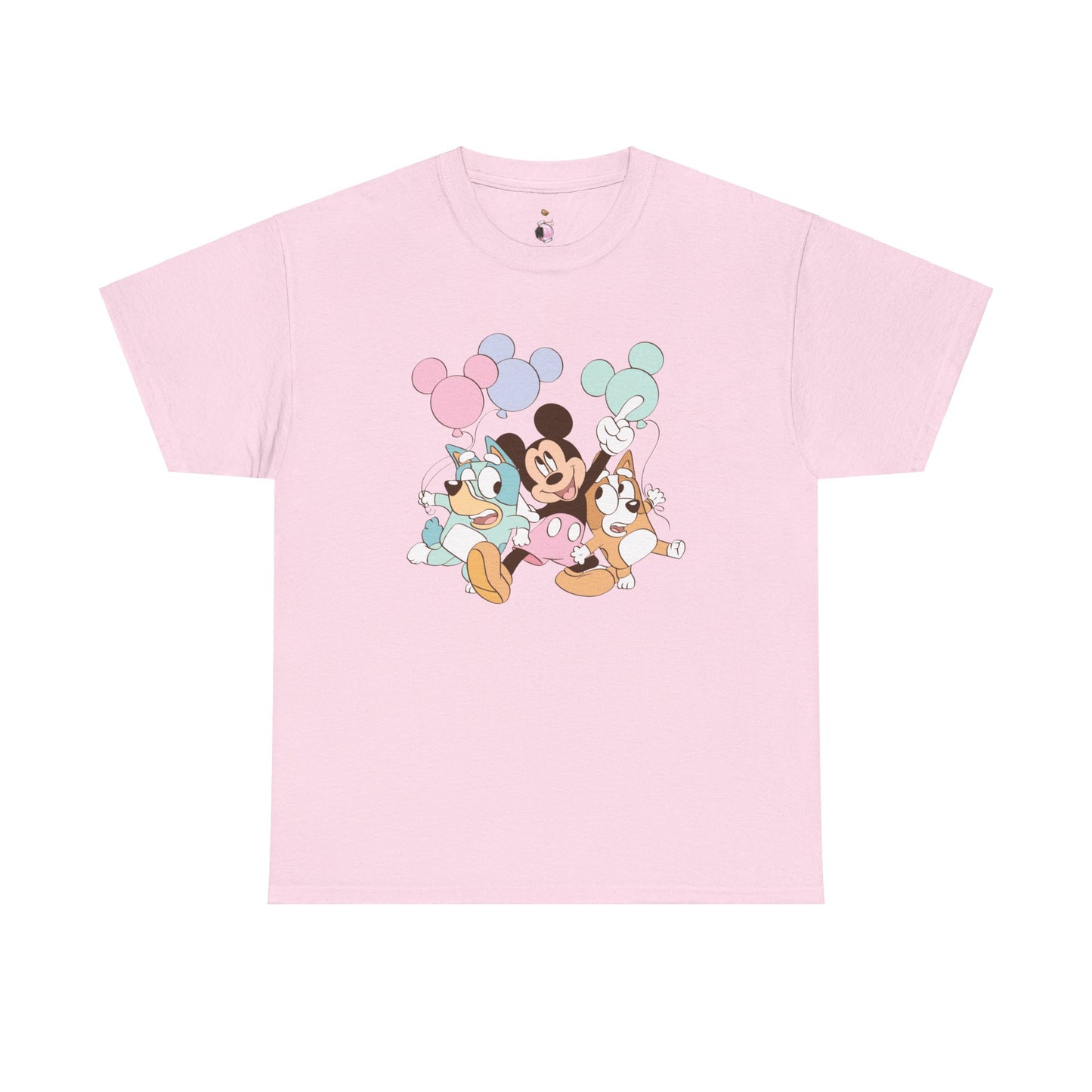 A Mouse with two Pups - Unisex Heavy Cotton Tee