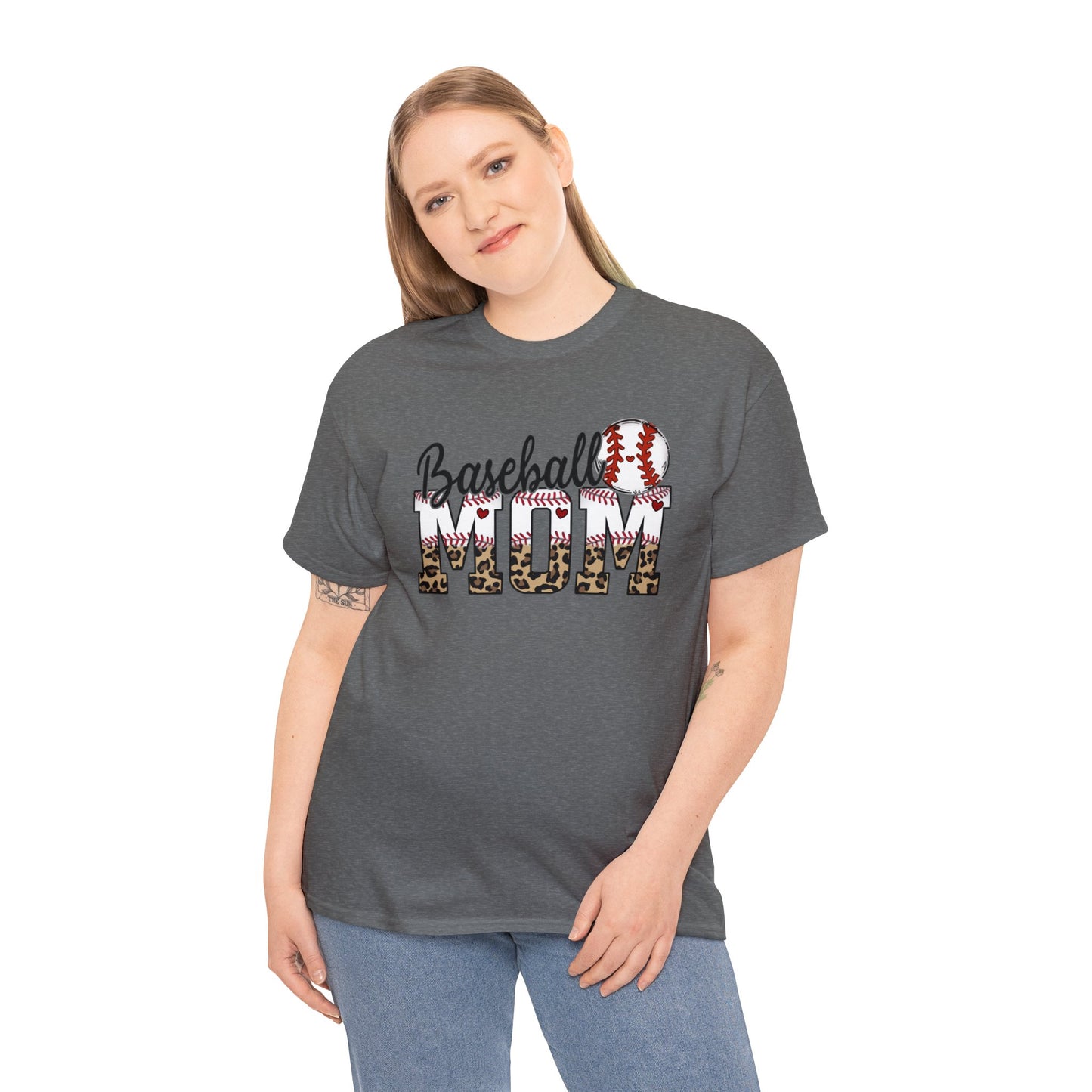 Baseball Mom - Unisex Heavy Cotton Tee