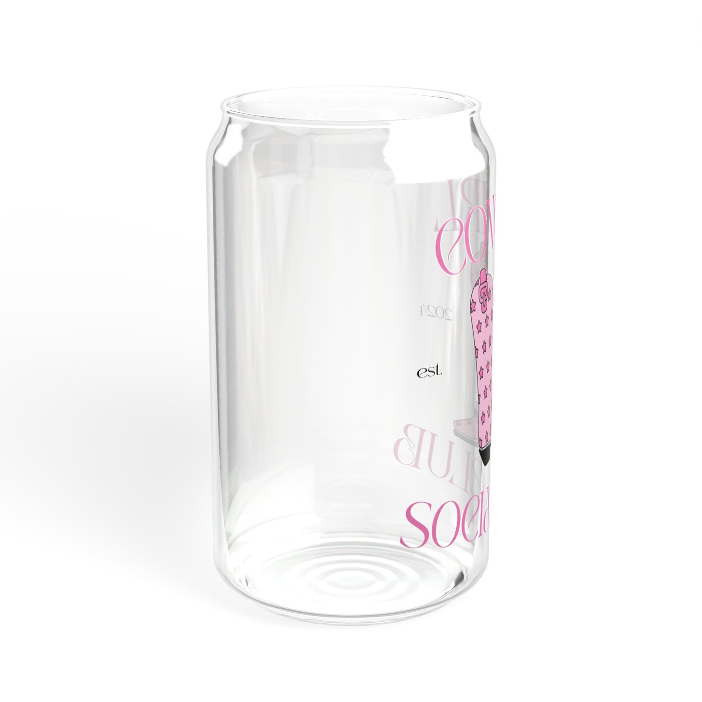 Cowgirl Social Club - Sipper Glass, 16oz