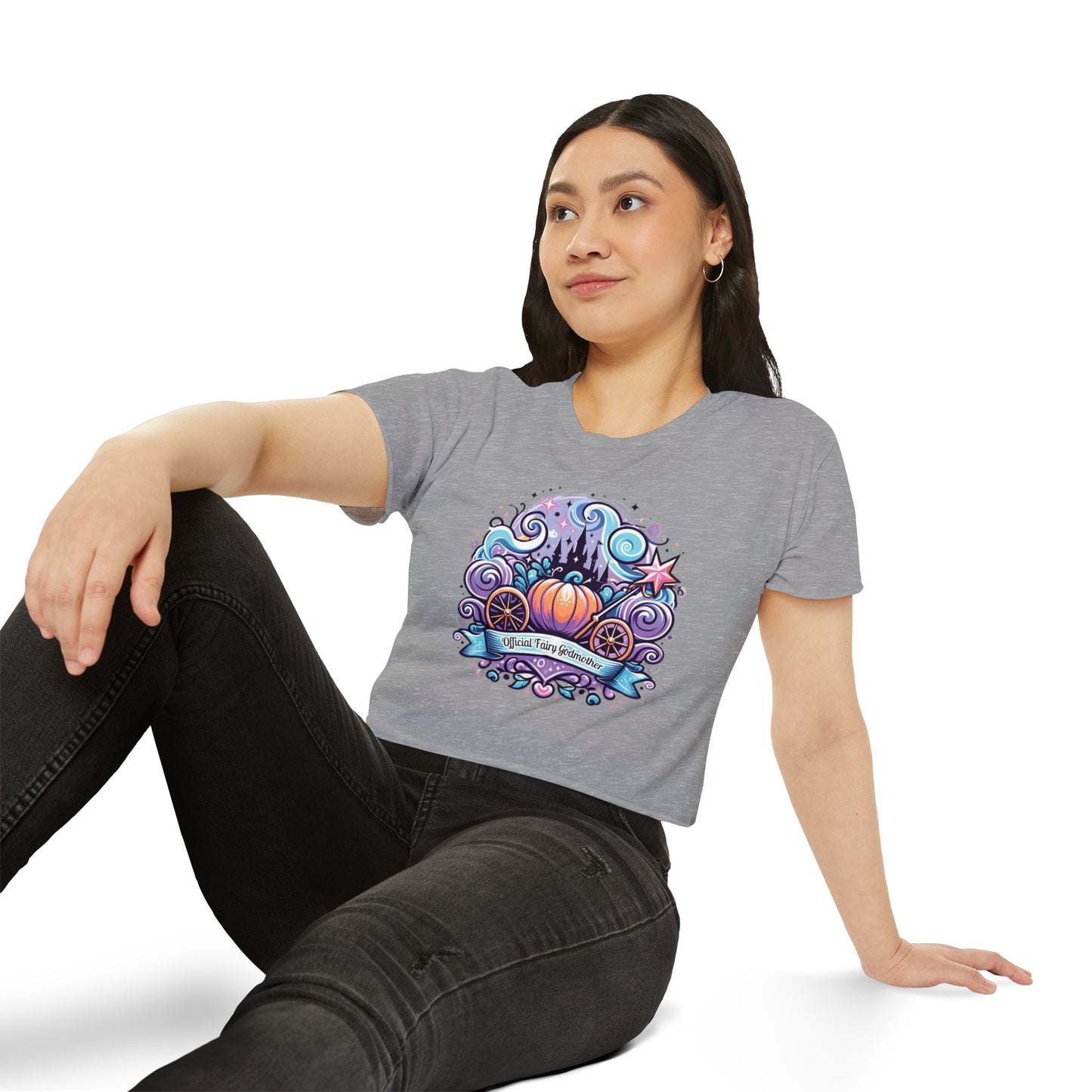 Official Fairy Godmother - Women's Festival Crop Top