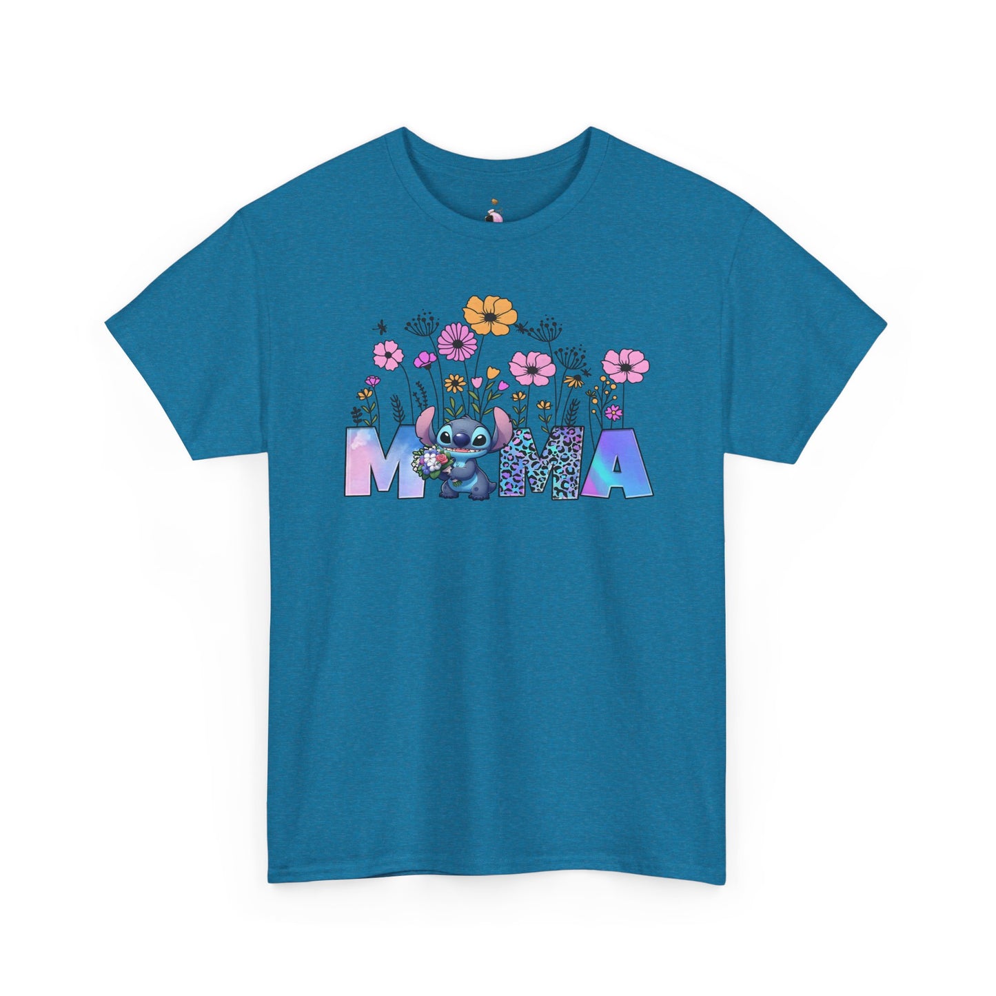 Alien Floral Mama - Unisex Heavy Cotton Tee