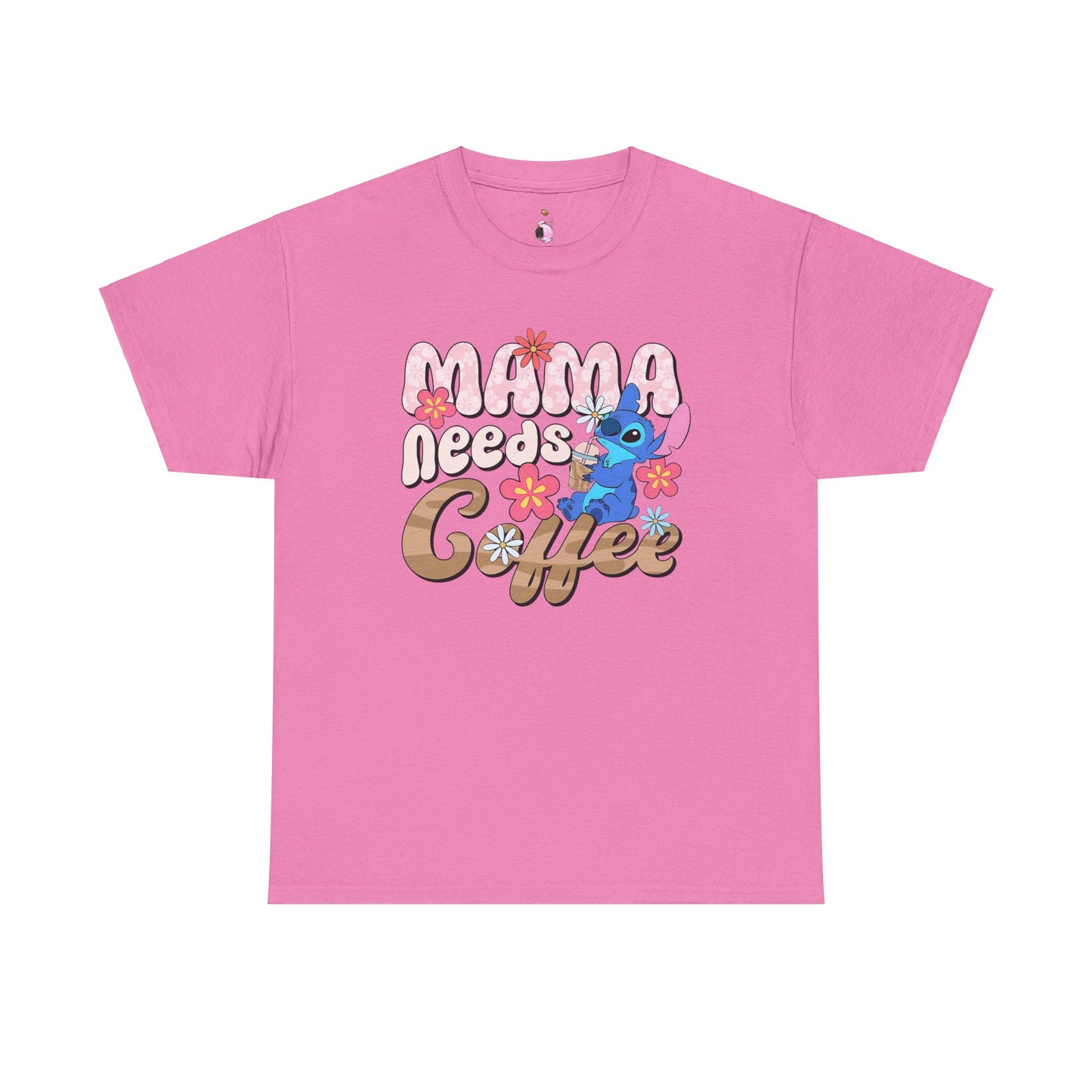 Mama Needs Coffee Alien - Unisex Heavy Cotton Tee