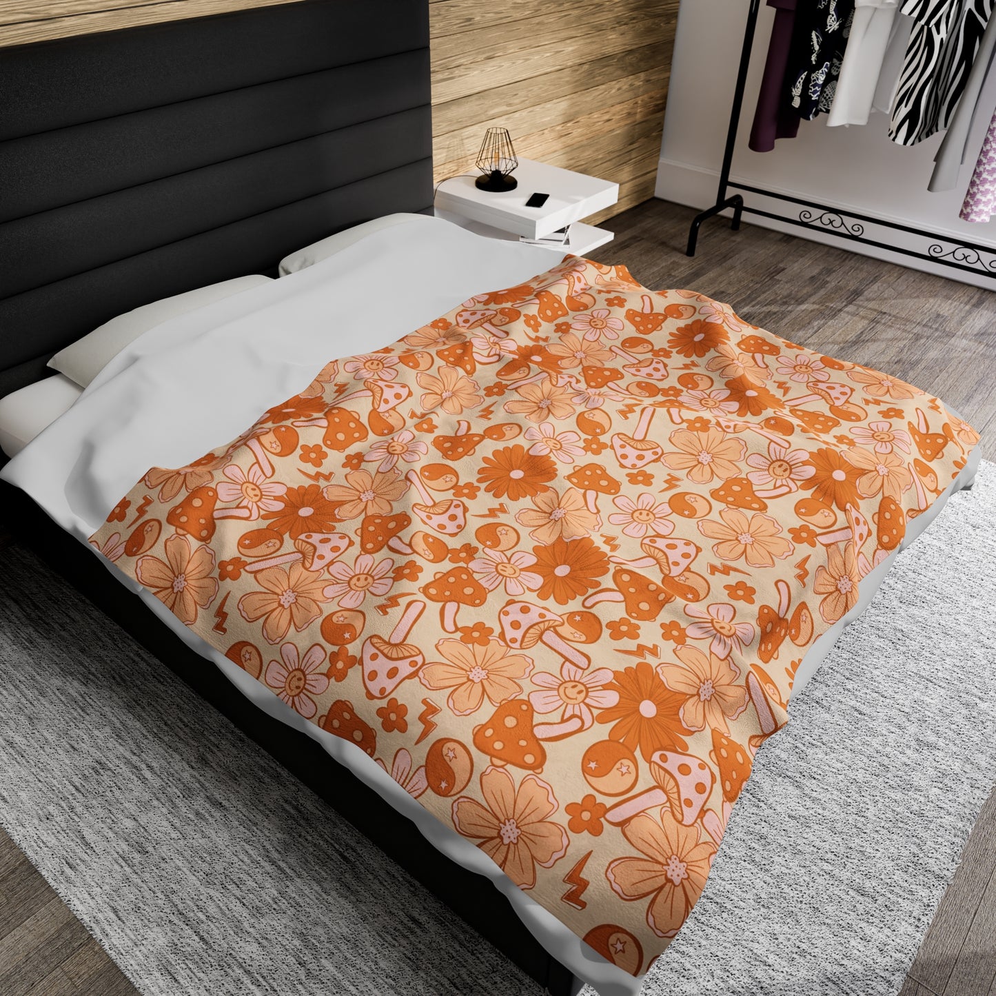 Groovy Retro - Plush Blanket