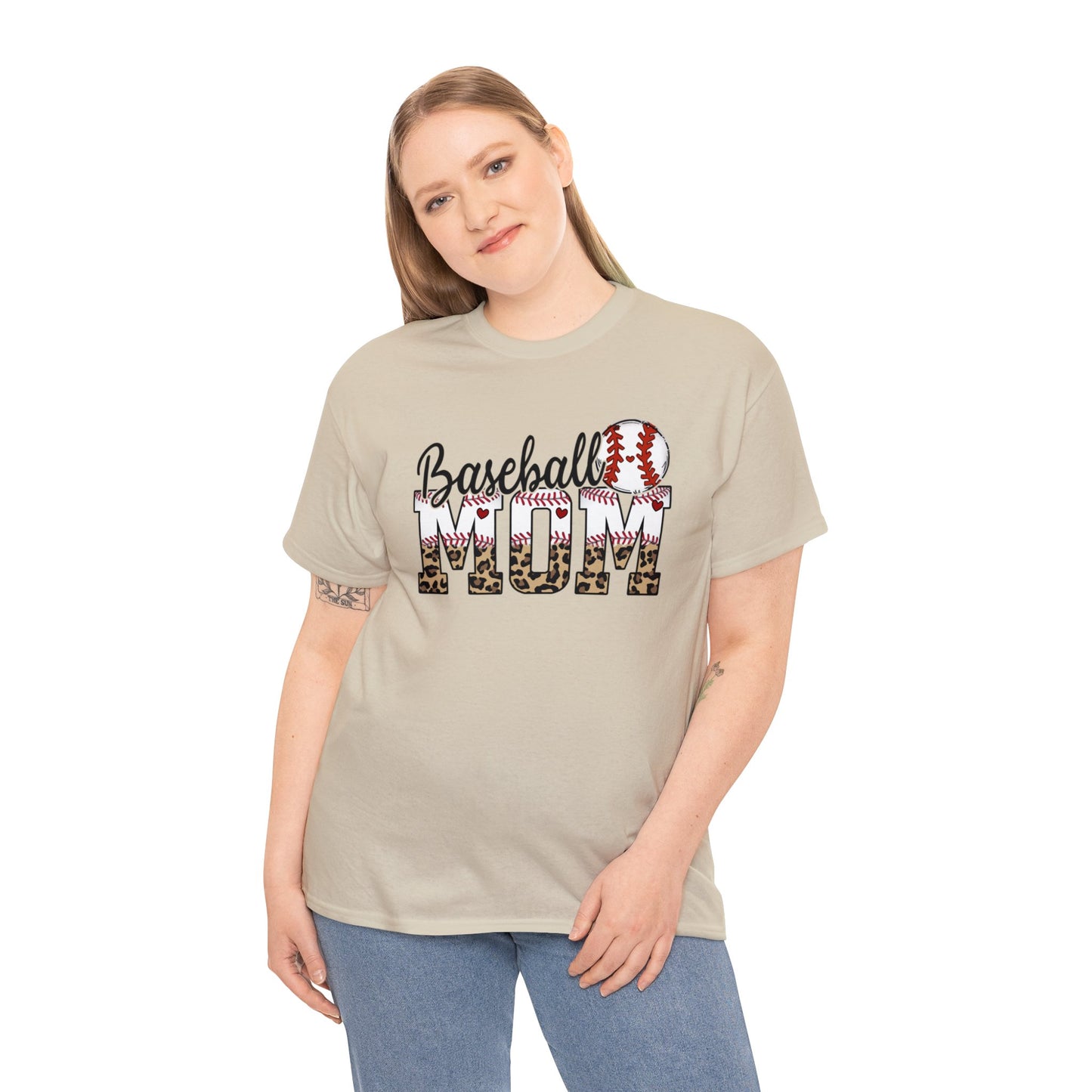 Baseball Mom - Unisex Heavy Cotton Tee