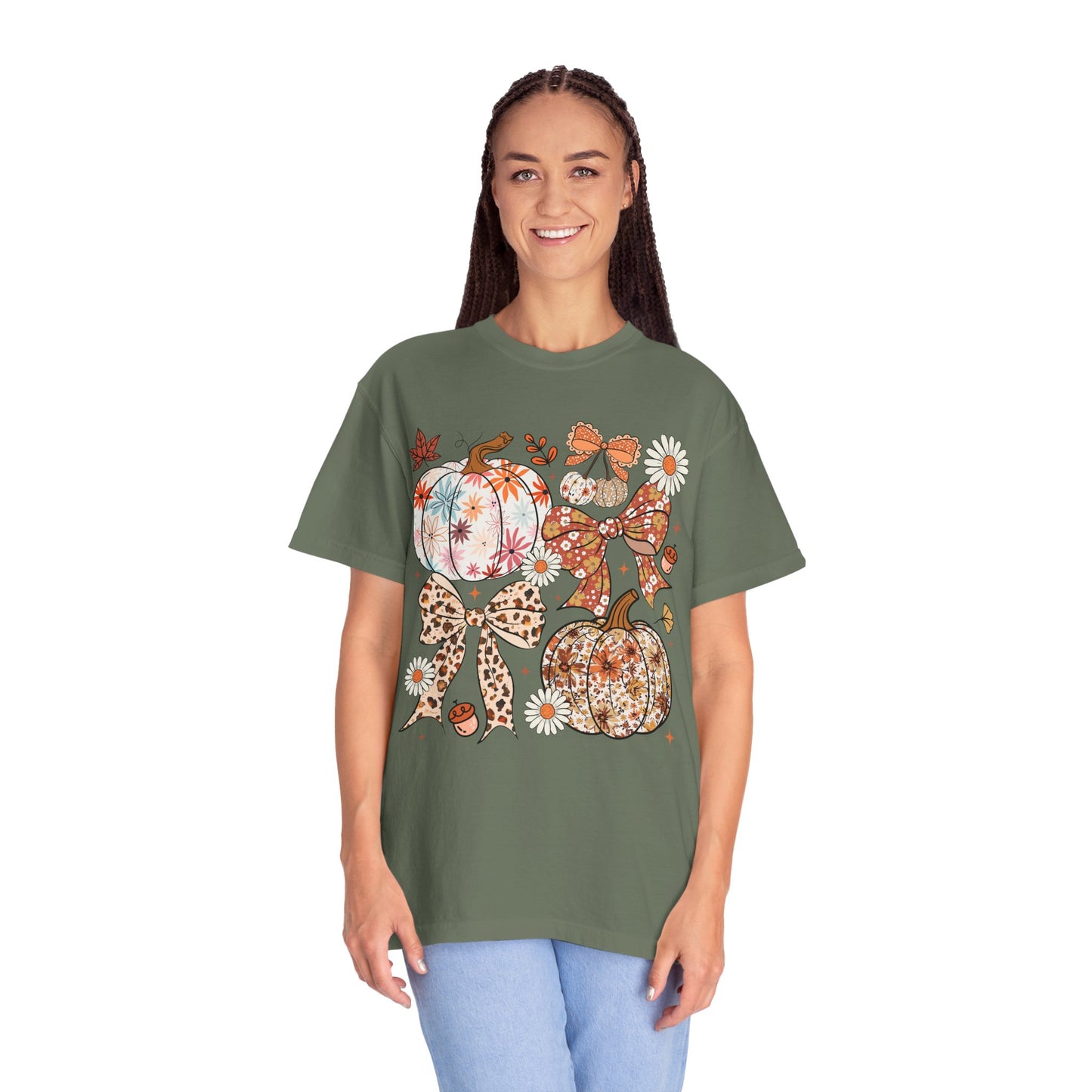 Pumpkins and Bows Tee