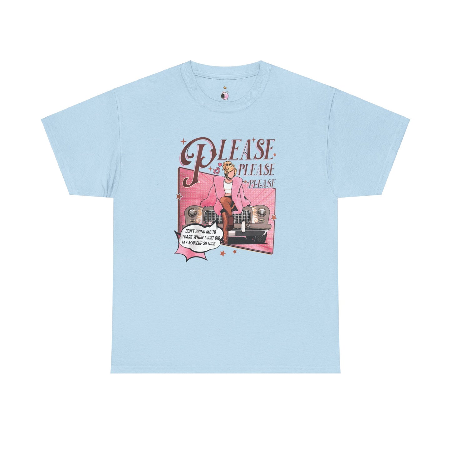 Please, Please Retro - Unisex Heavy Cotton Tee
