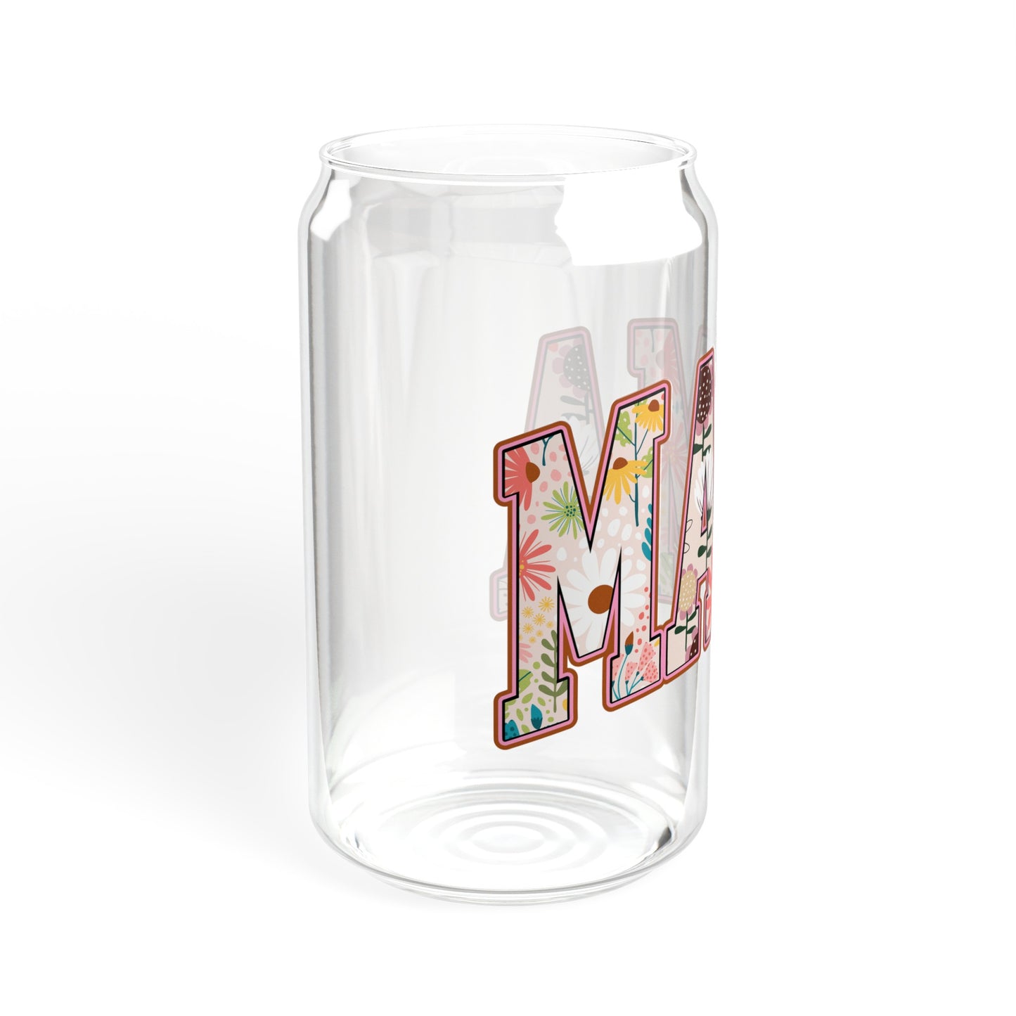Floral Mama - Sipper Glass, 16oz