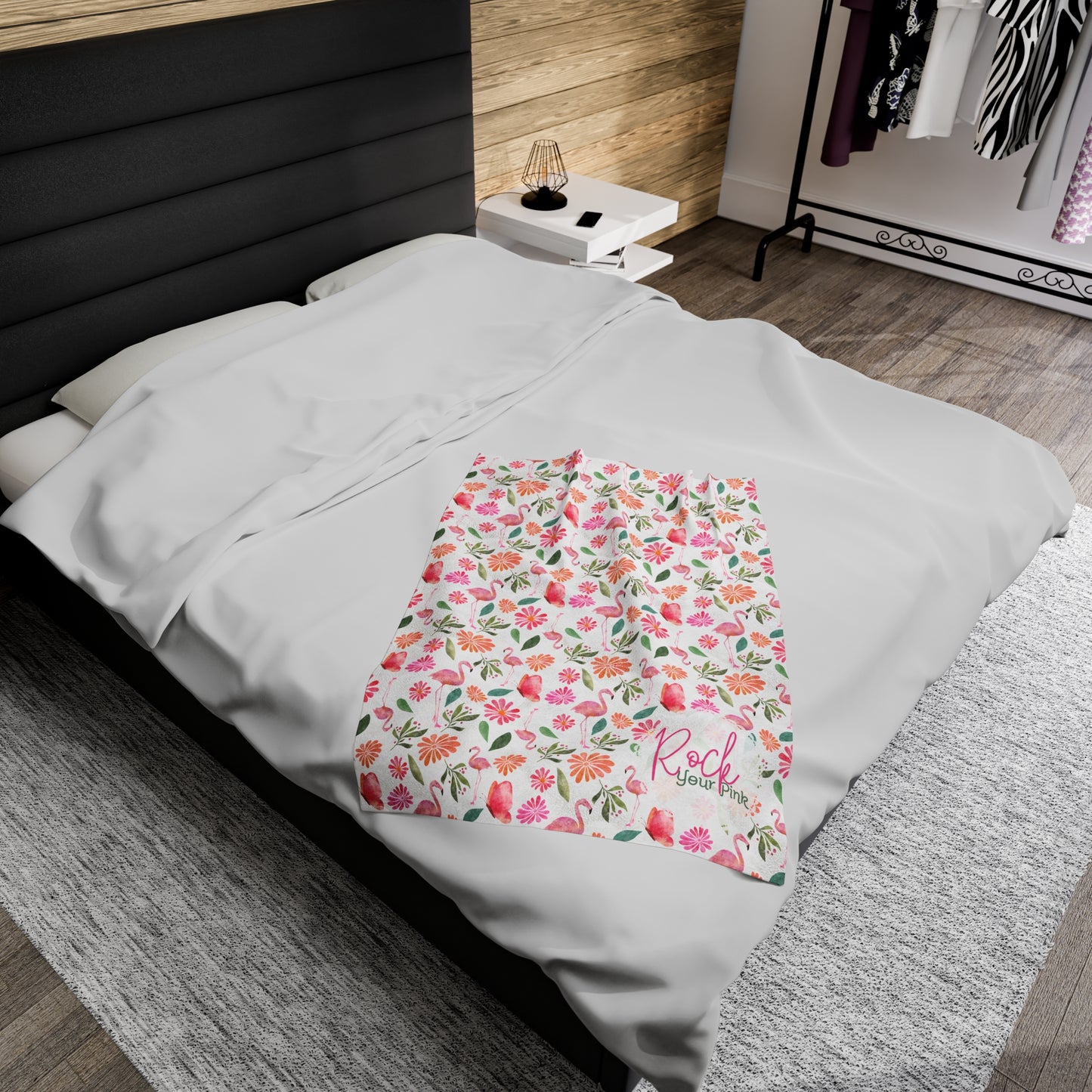 Rock Your Pink - Plush Blanket