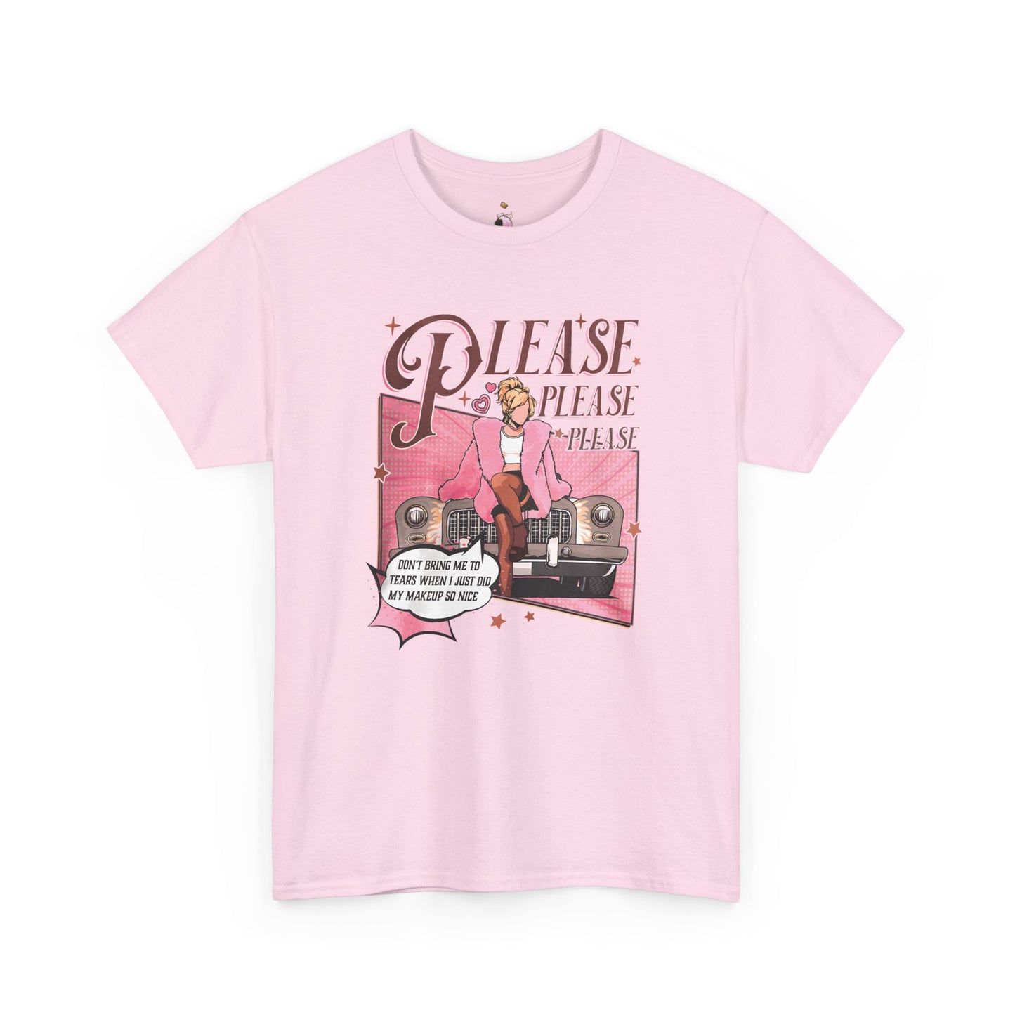 Please, Please Retro - Unisex Heavy Cotton Tee
