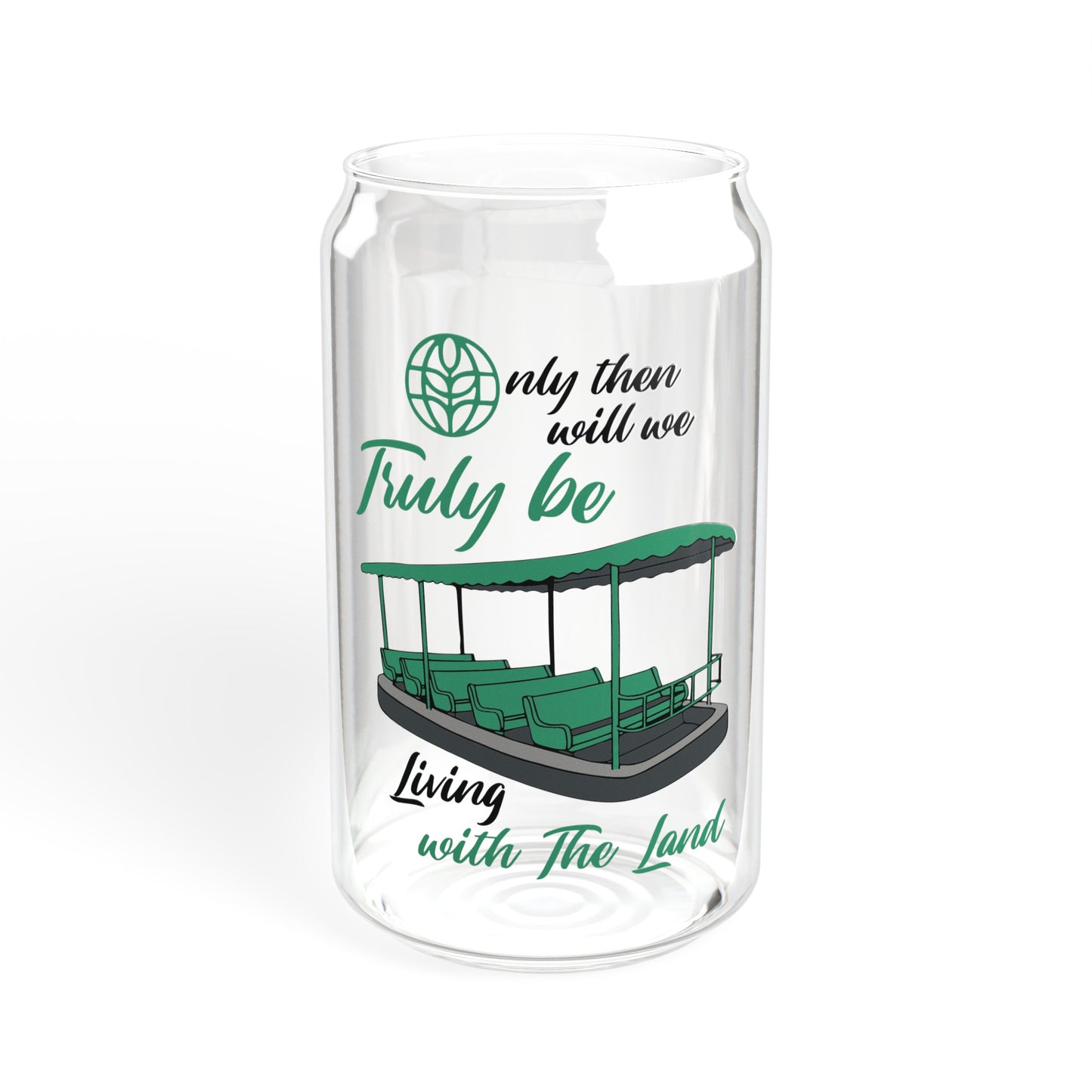 Living With The Land - Sipper Glass, 16oz