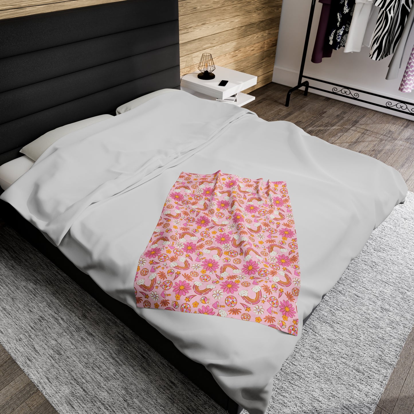 Pink Groove - Plush Blanket