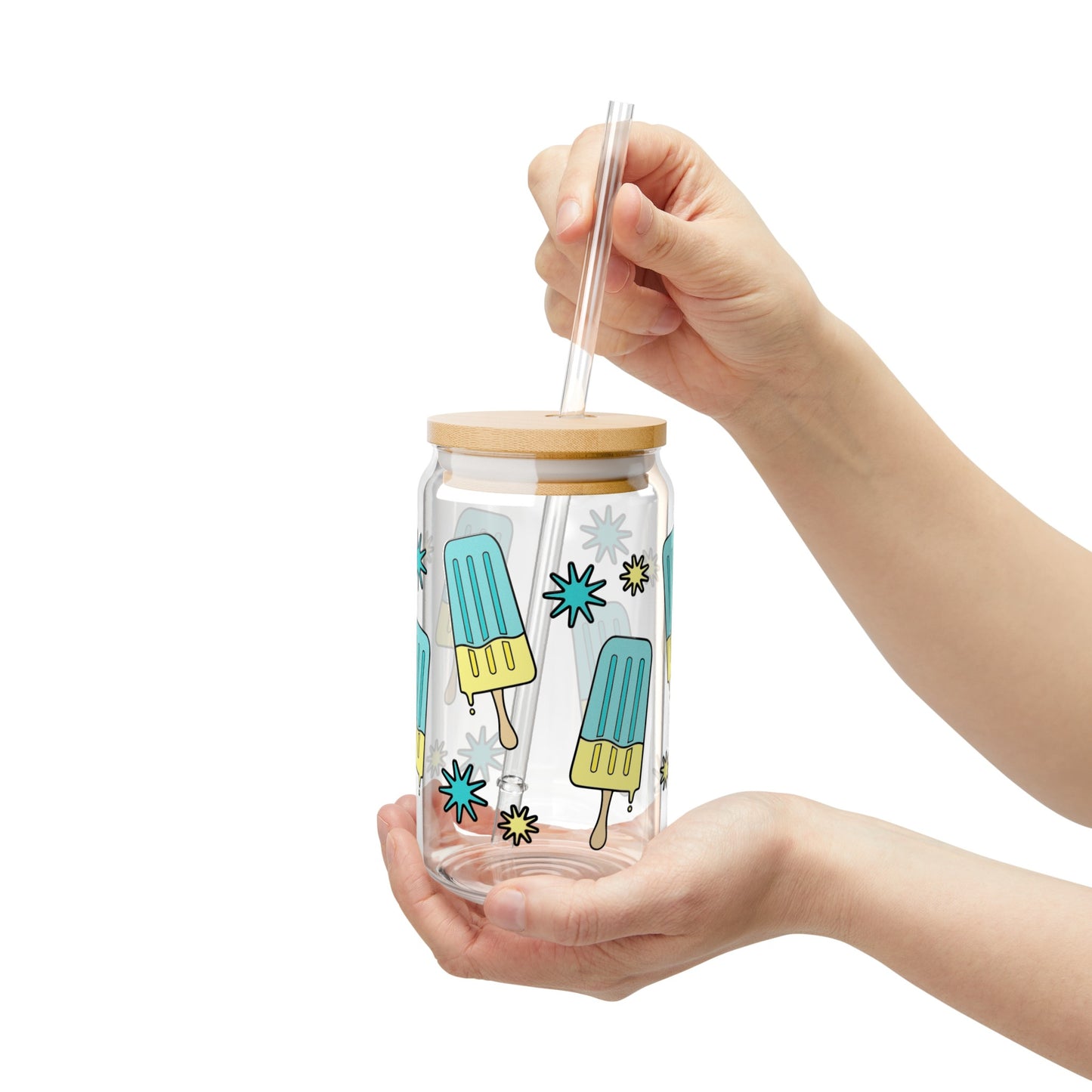 Popsicles - Sipper Glass, 16oz