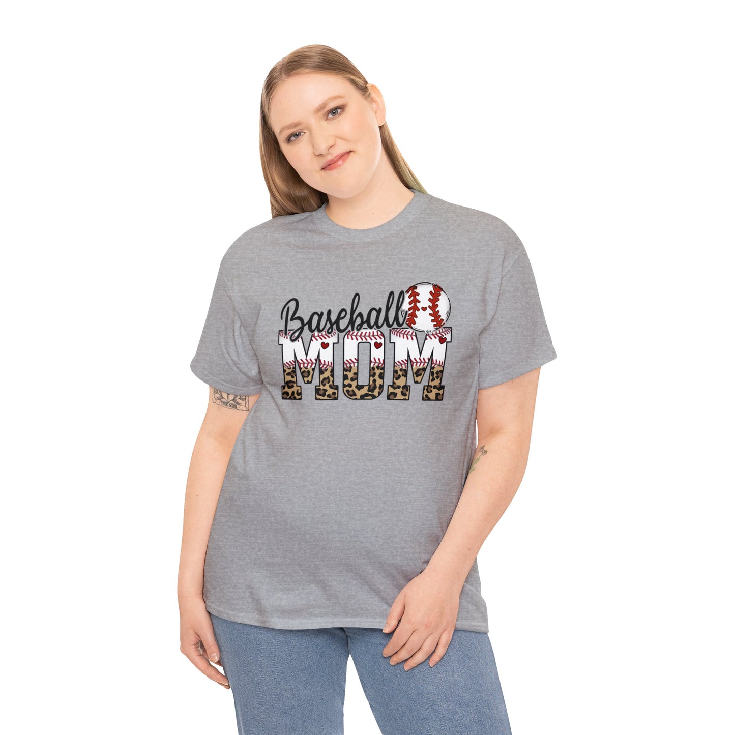 Baseball Mom - Unisex Heavy Cotton Tee