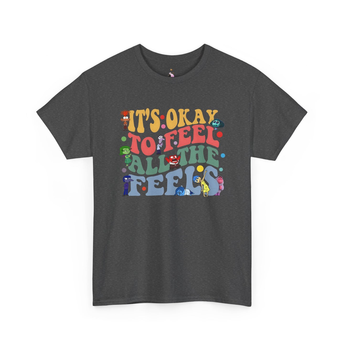 It's Okay To Feel - Unisex Heavy Cotton Tee