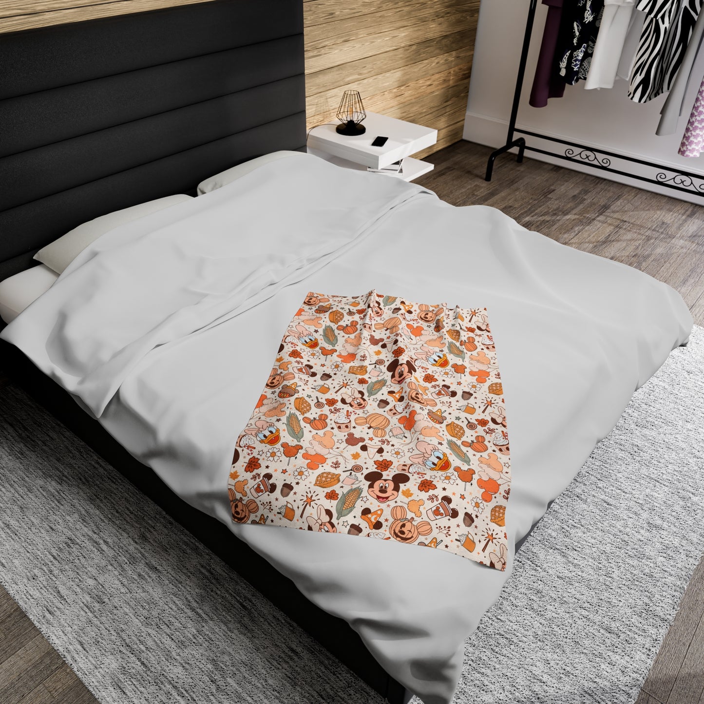 Pumpkin Spice Mice - Plush Blanket
