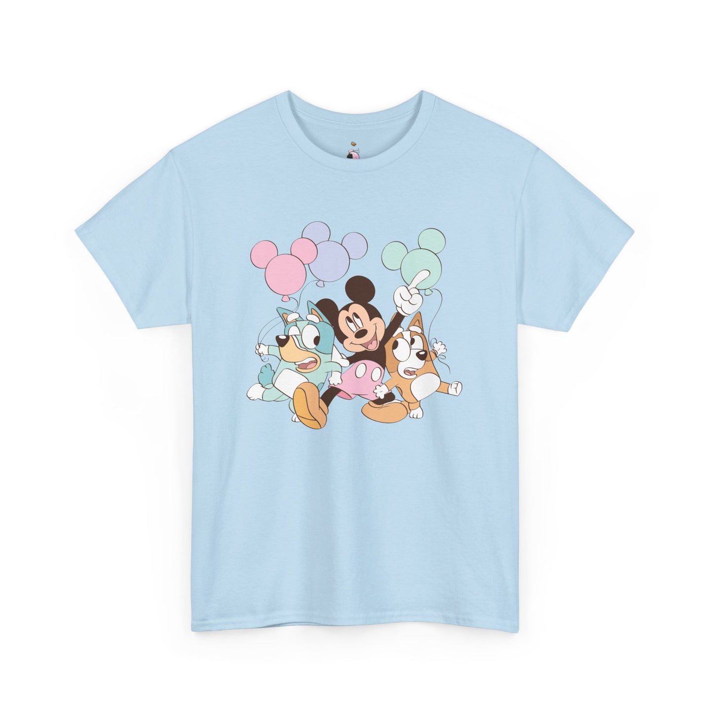 A Mouse with two Pups - Unisex Heavy Cotton Tee