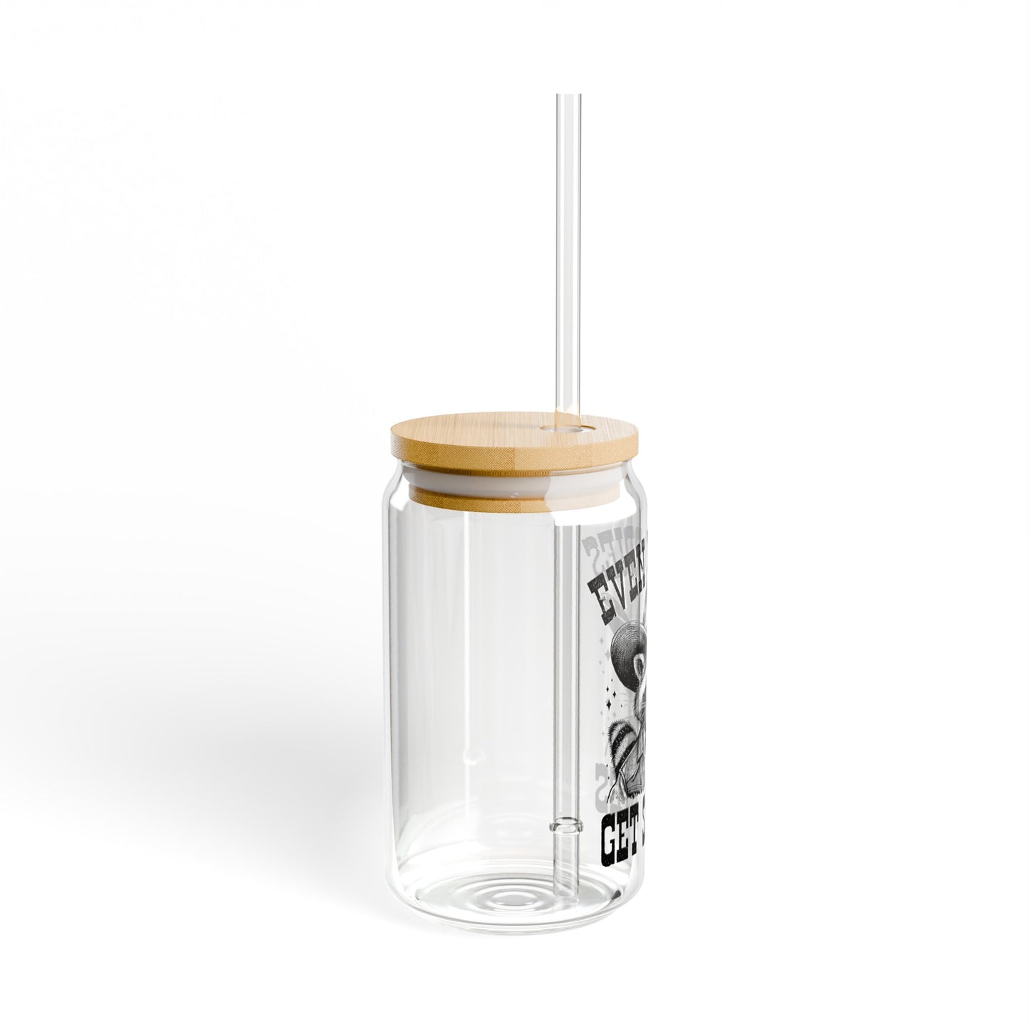 Even Baddies Get Saddies - Sipper Glass, 16oz
